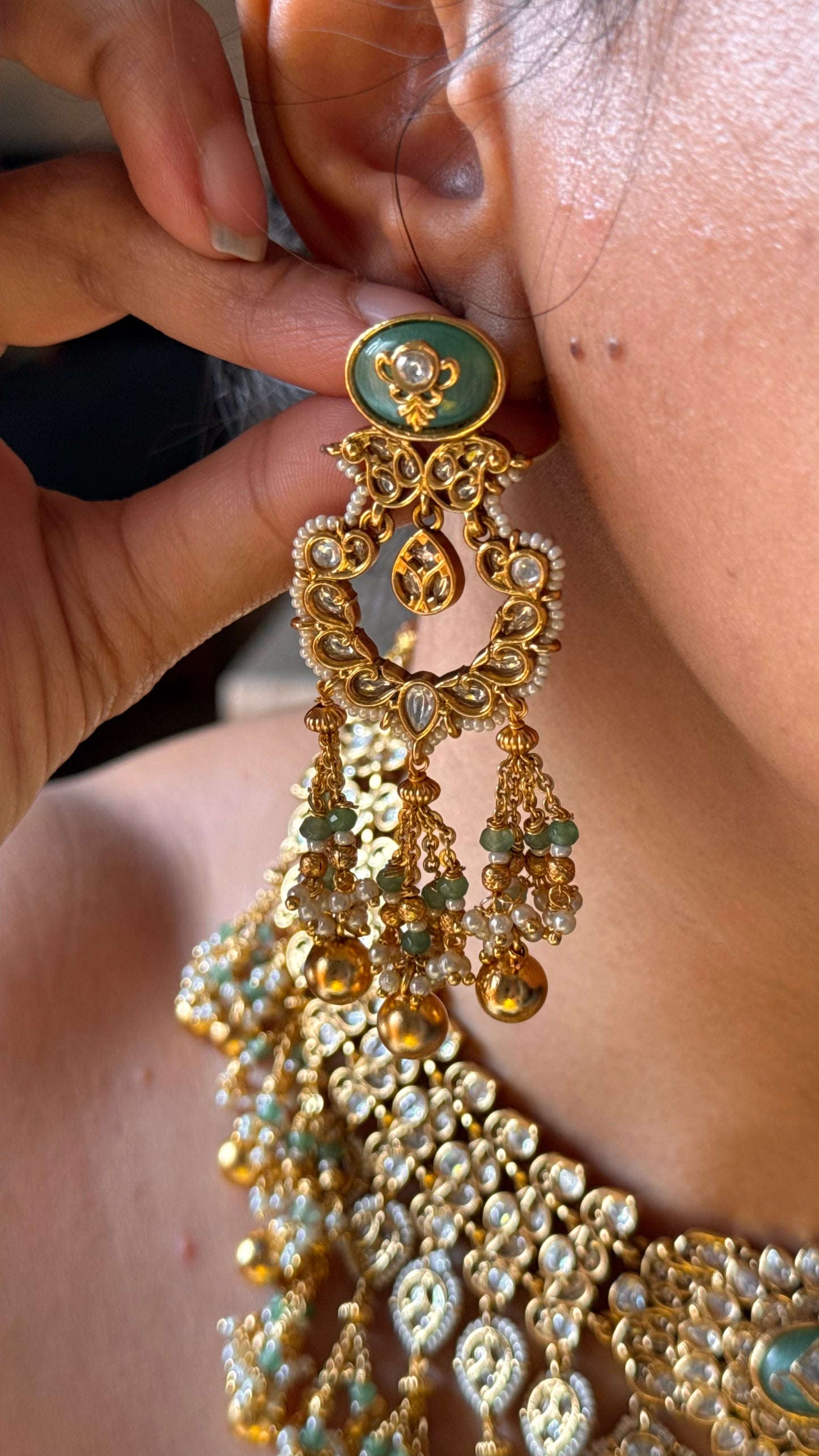 Mint heritage rajwada bridal Necklace