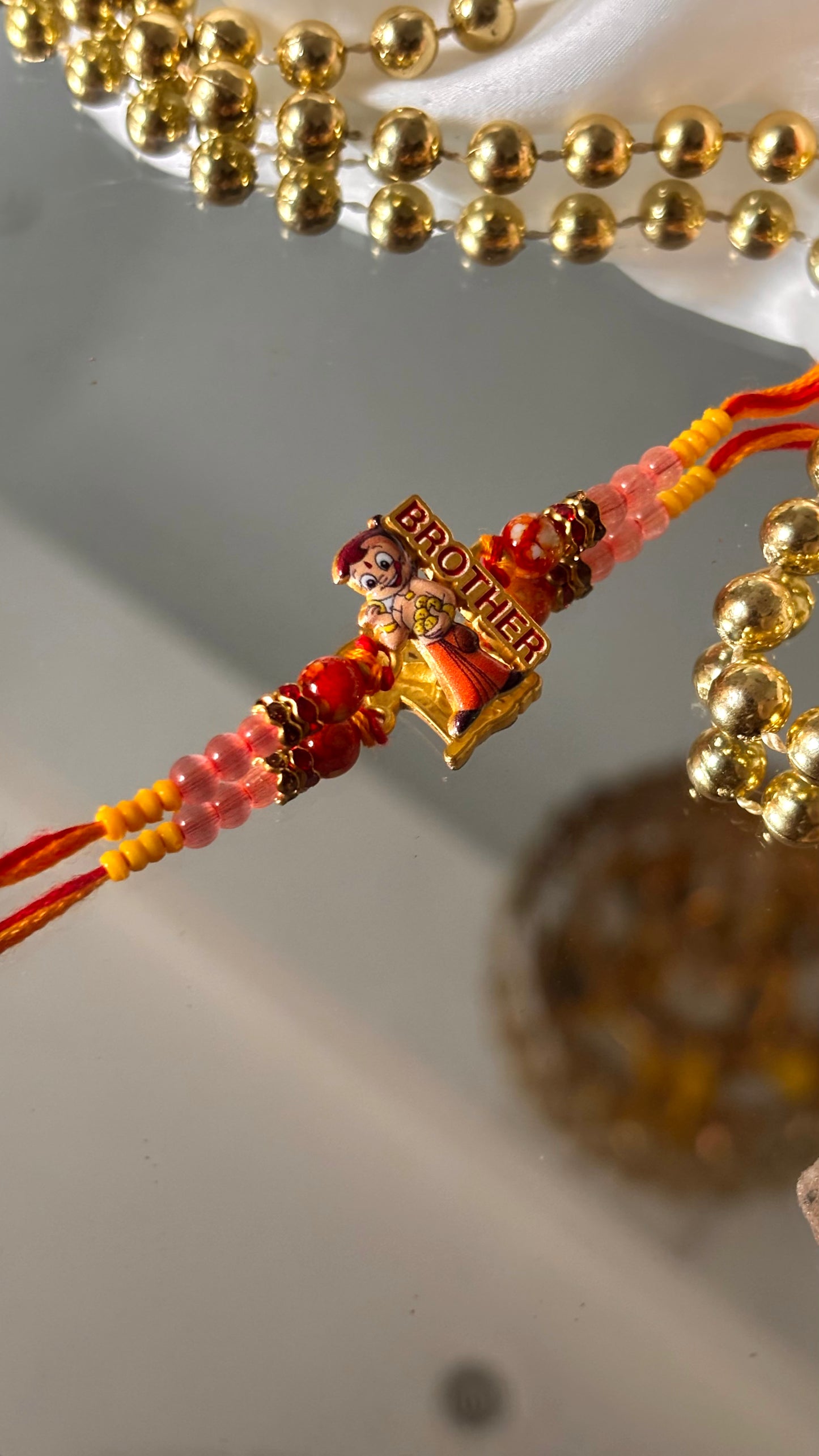 Chota Bheem “BROTHER” rakhi ( shipping will be extra ) for kids