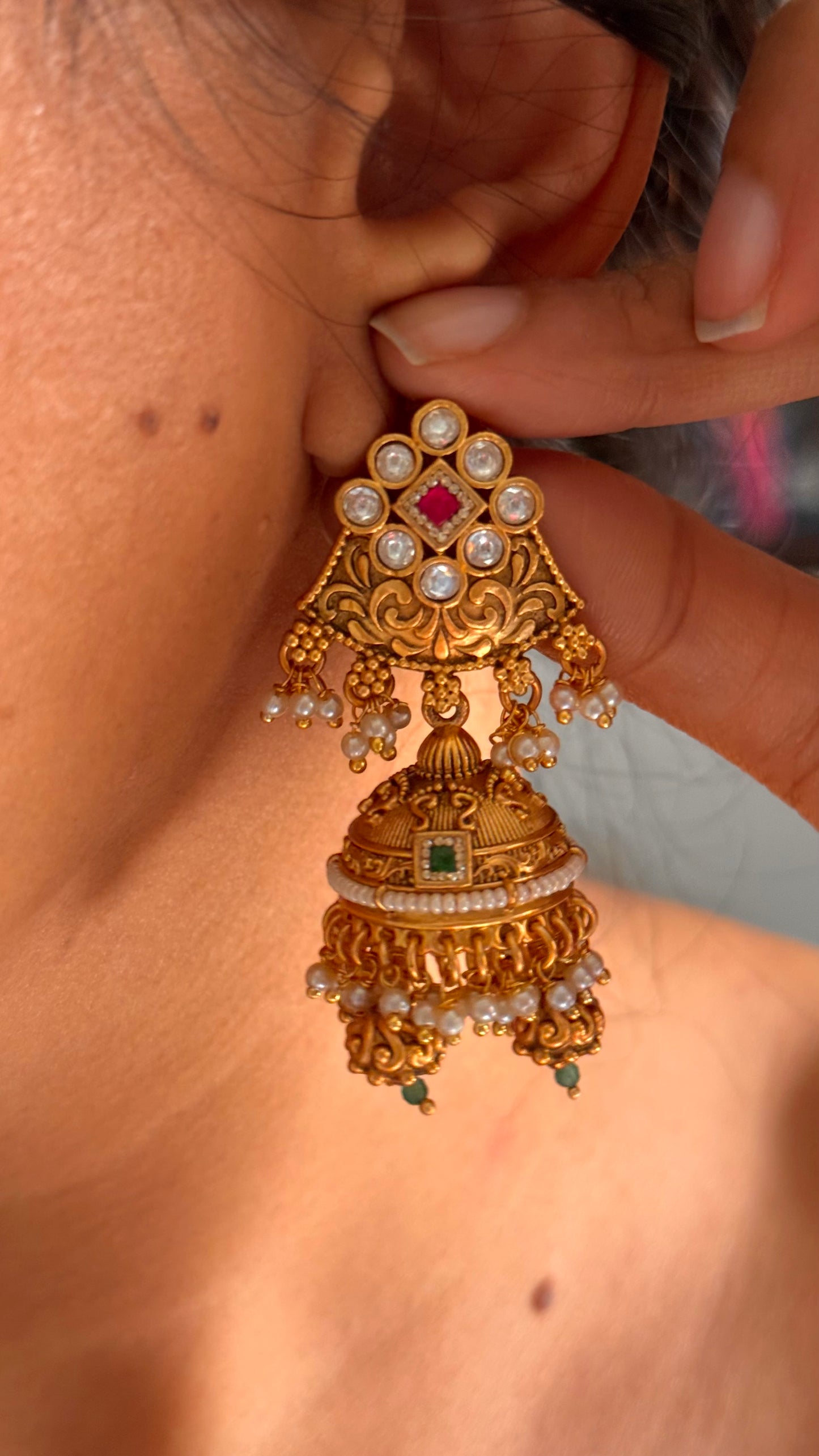 Ram Darbar heritage handmade long necklace