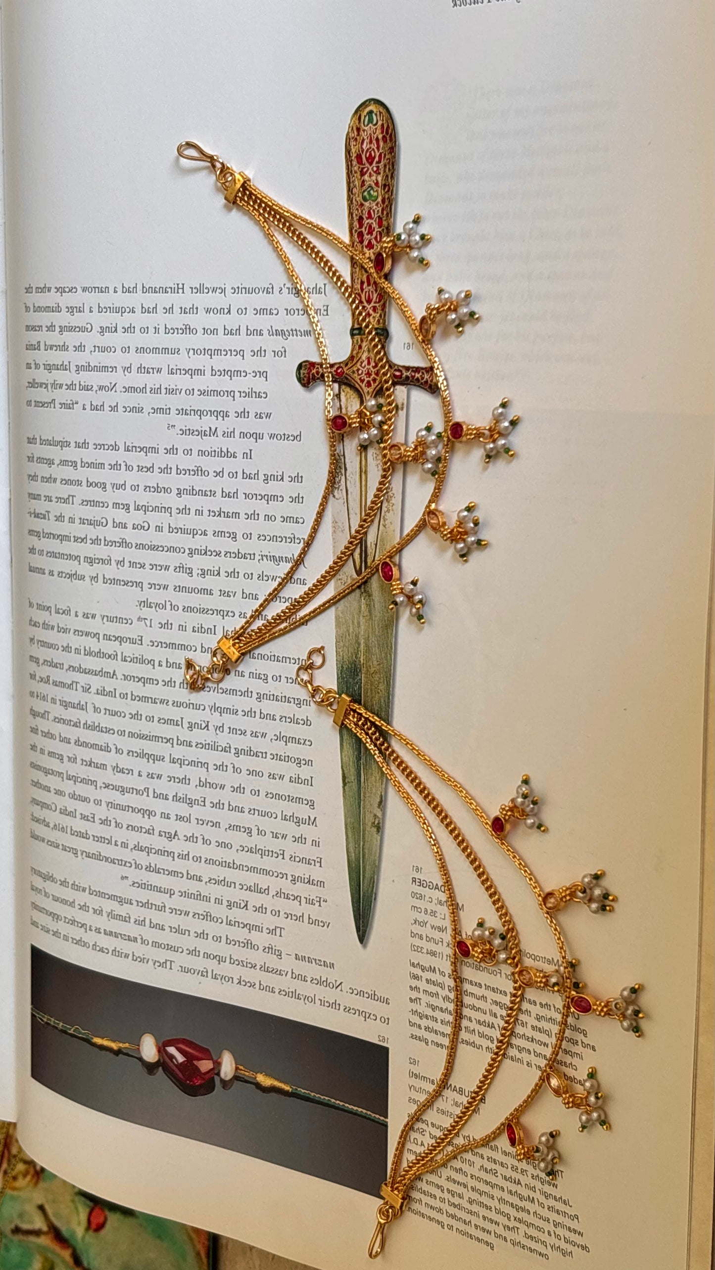 Three layer ruby Kaan chain