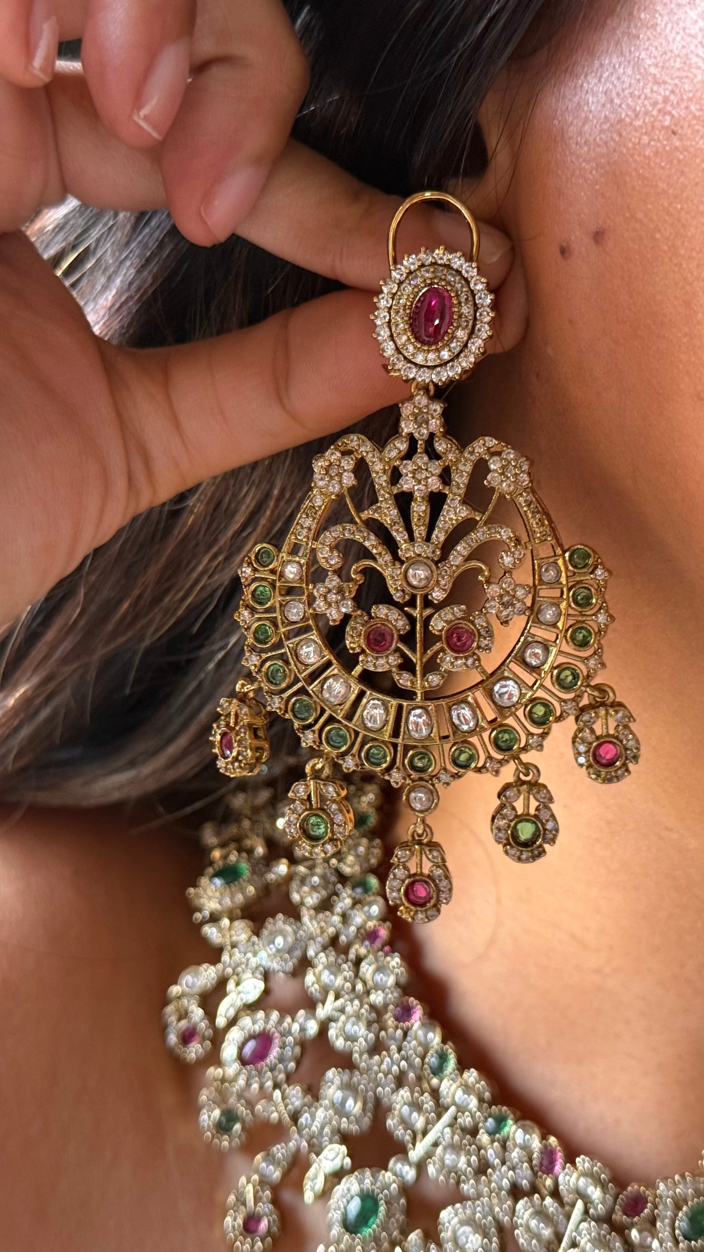 Anokhi floral designer collar Necklace