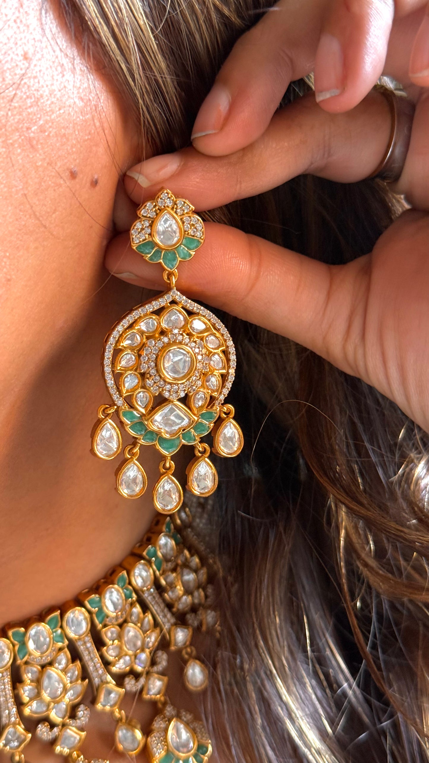 Takkar work vintage mint choker