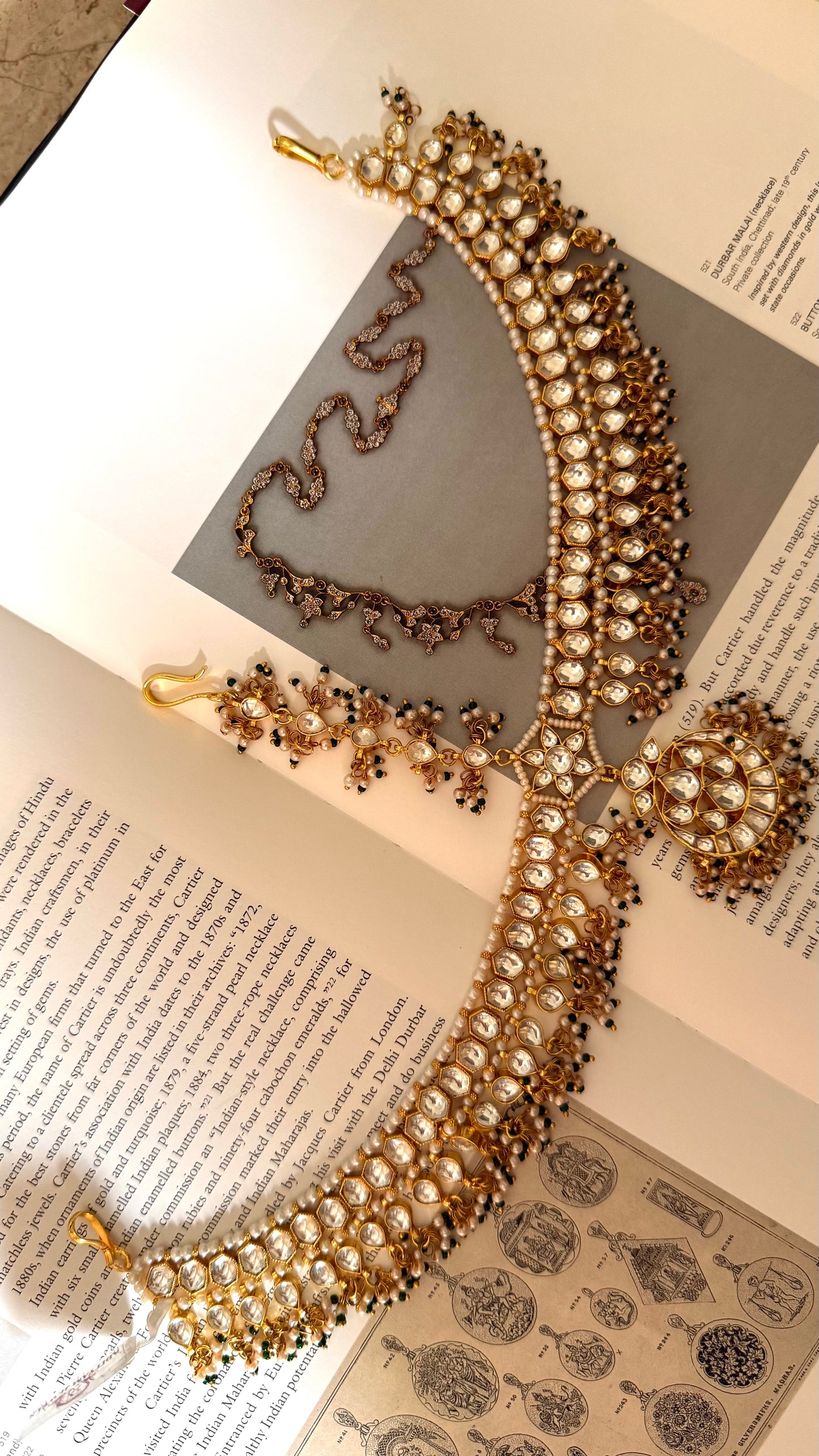 Paachi Kundan heritage sheeshpatti