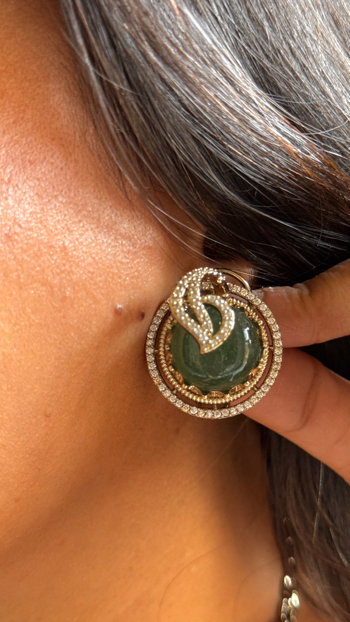 Sabyasachi inspired with natural stone Necklace
