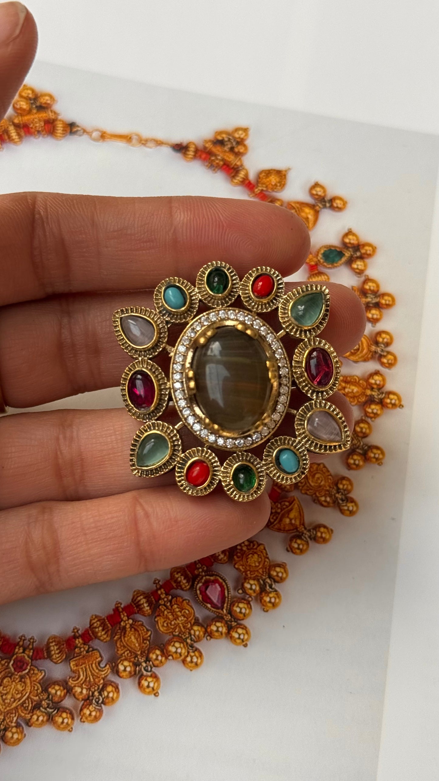 sabyasachi inspired cocktail ring