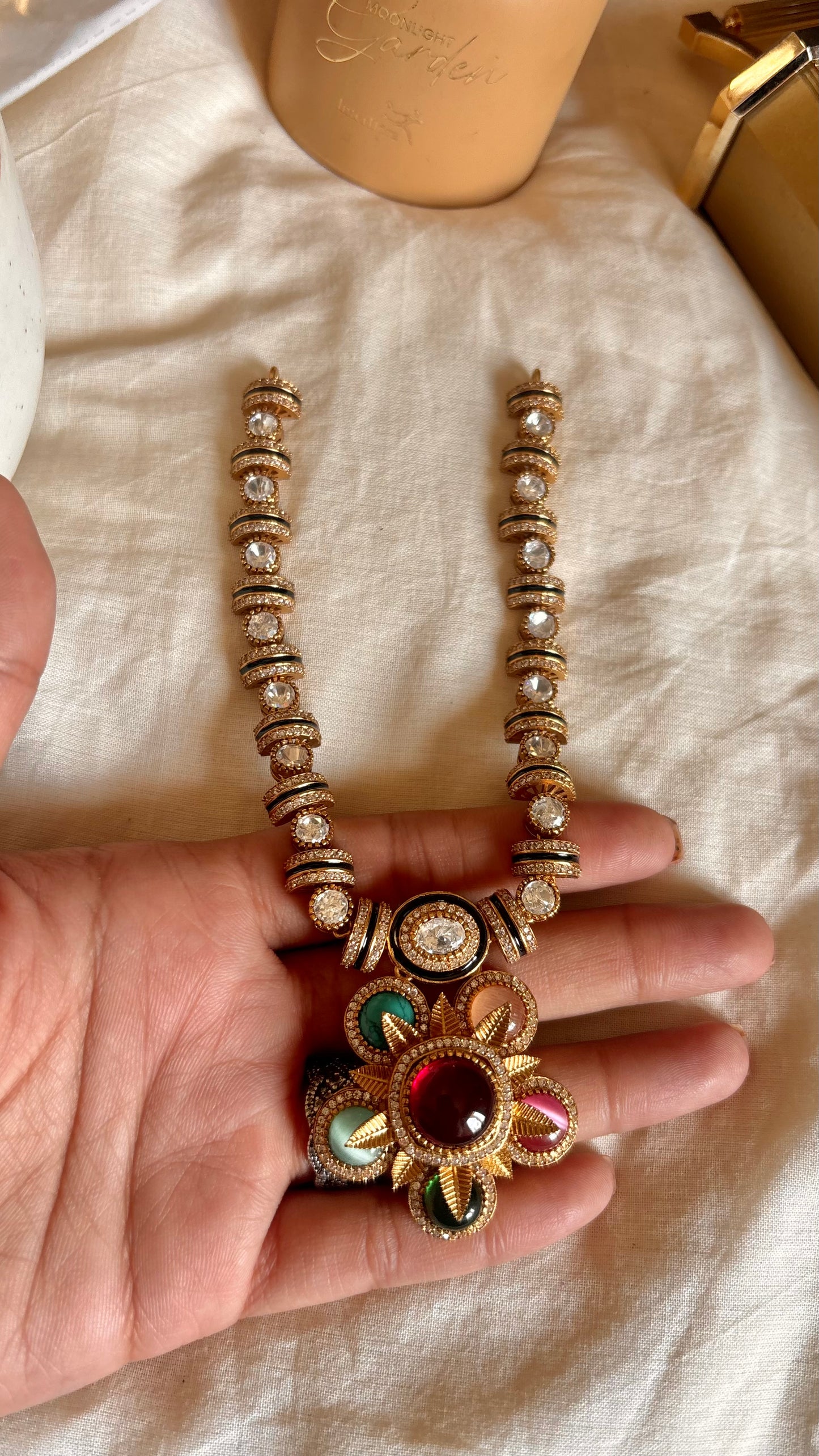 Garima Sabhyasachi inspired designer multicoloured necklace