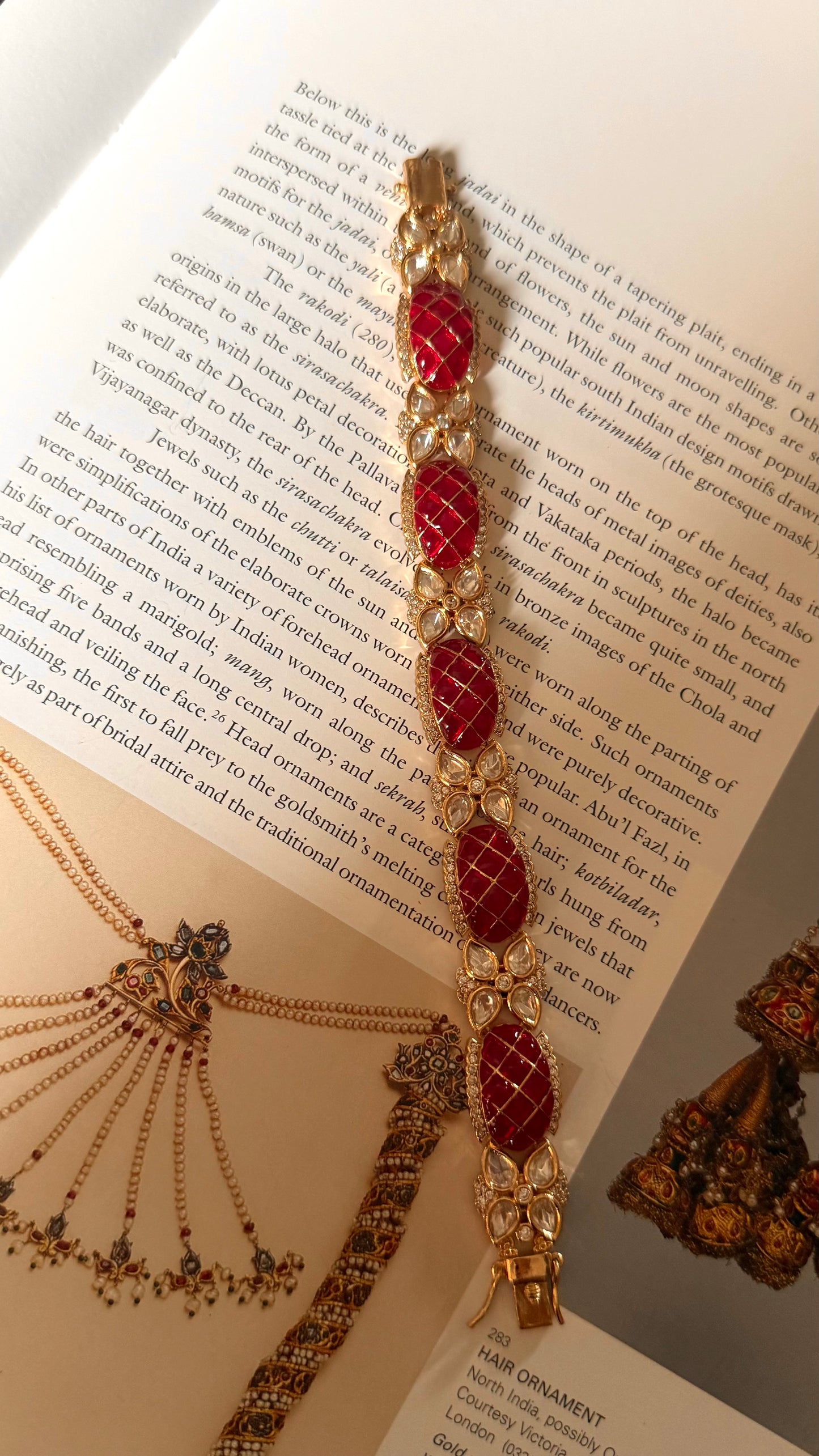 Rani pink katdana moissanite bracelet