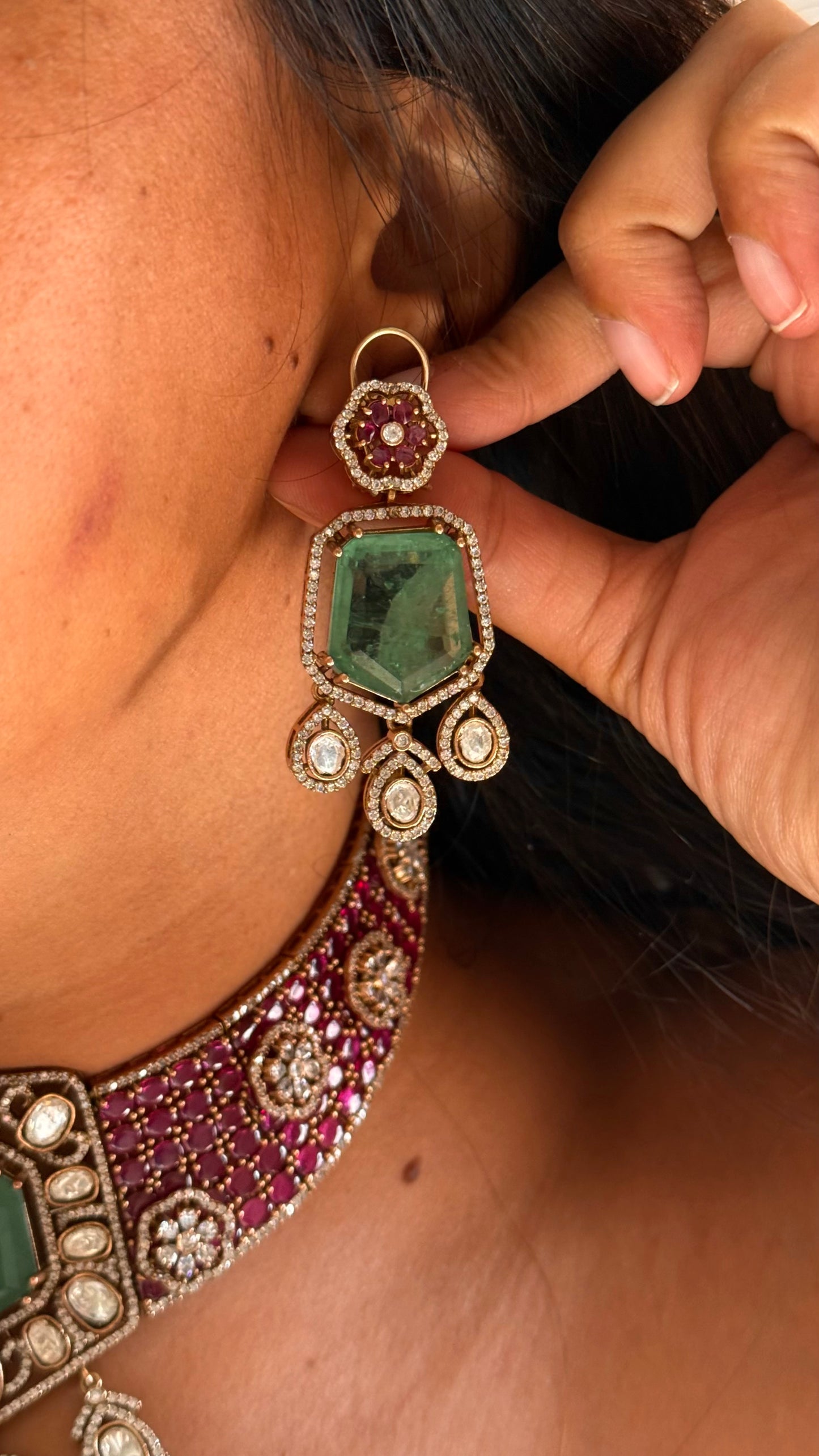 rani and mint victorian statement choker