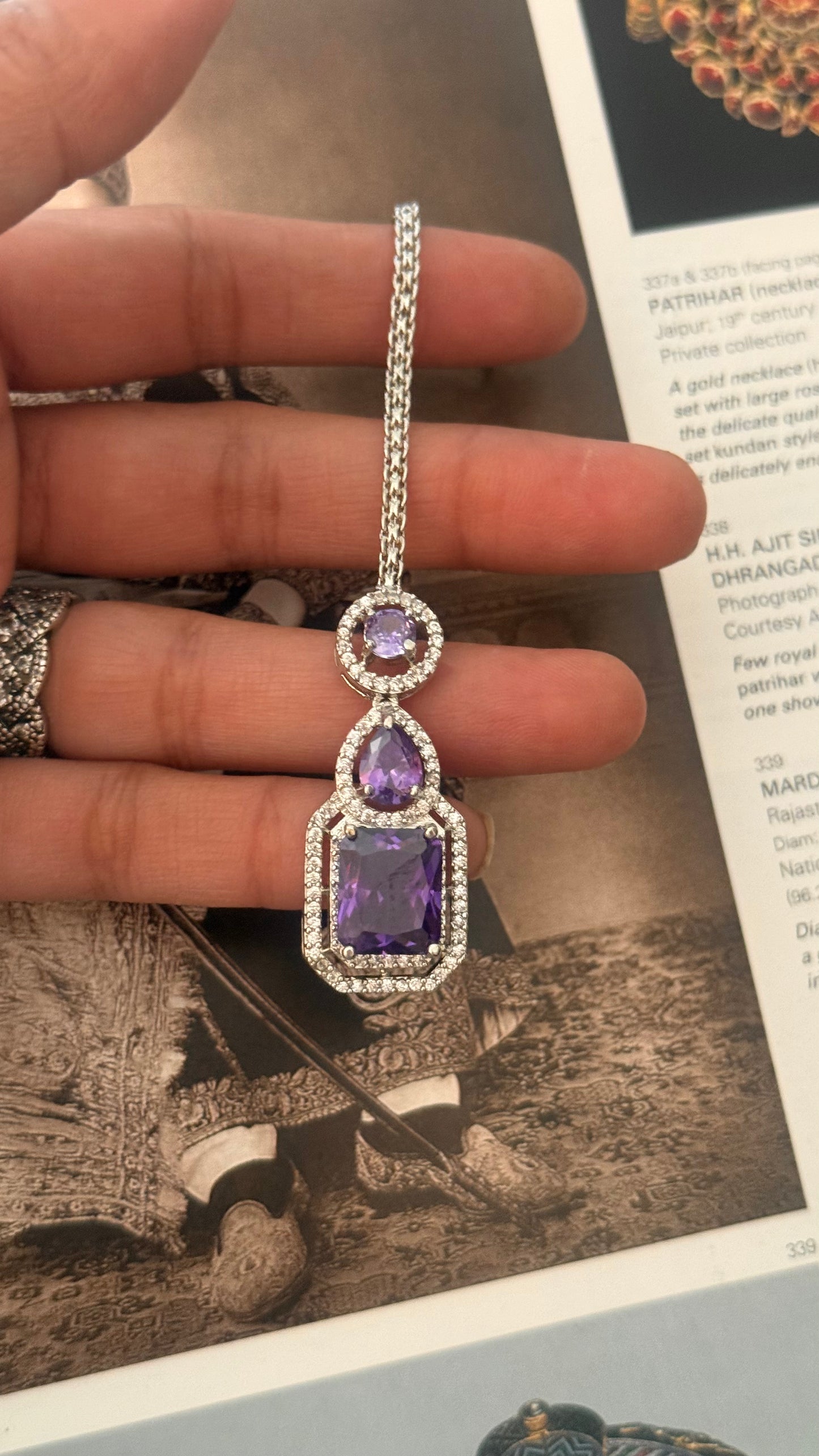 Tanzanite maangtika