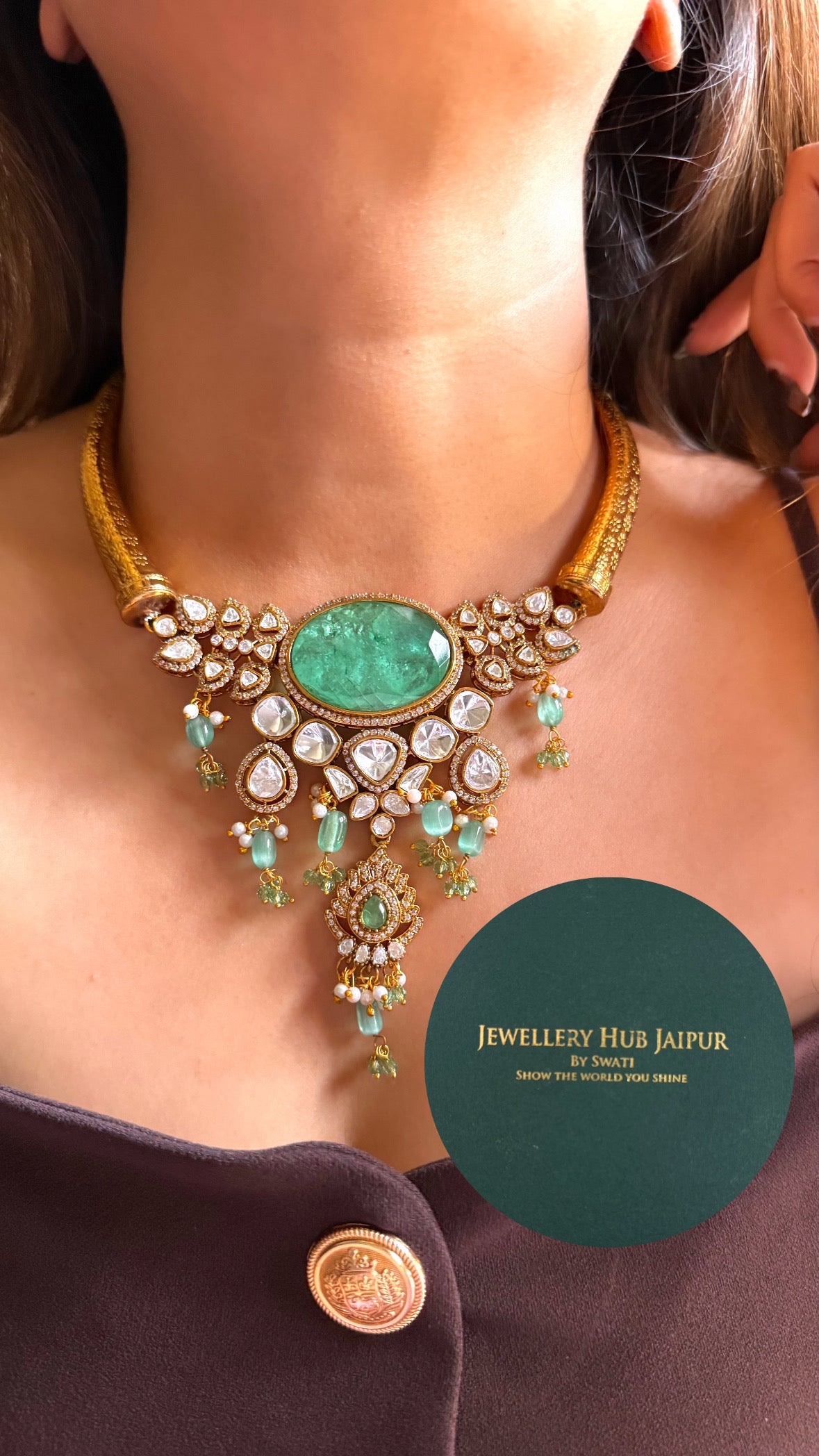 Mint doublet moissanite Hasli