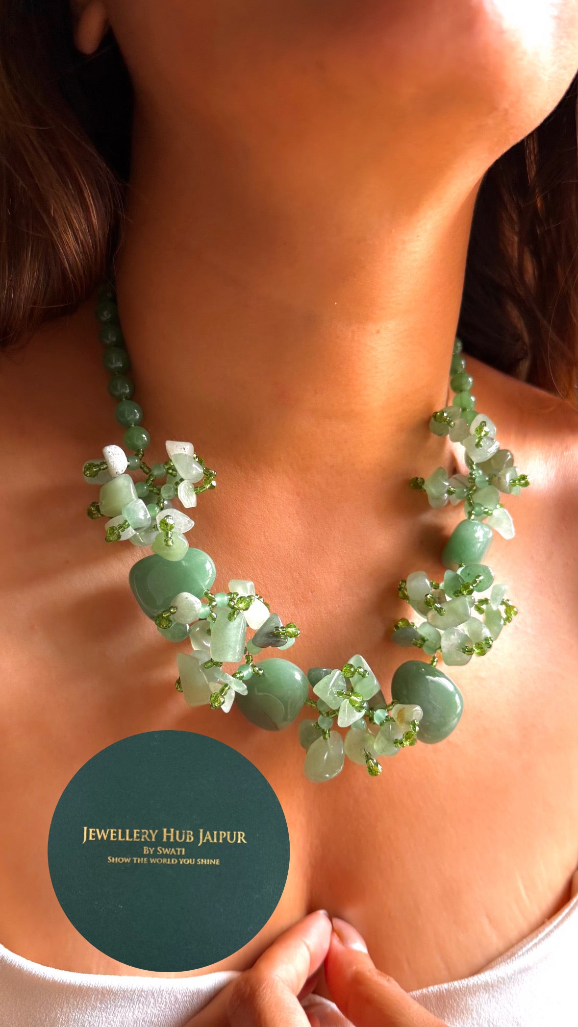 Sage green beach ready string