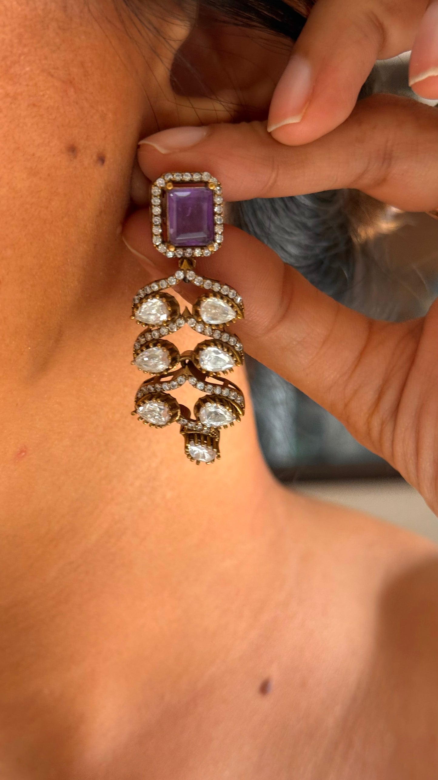 Tanzanite Victorian choker