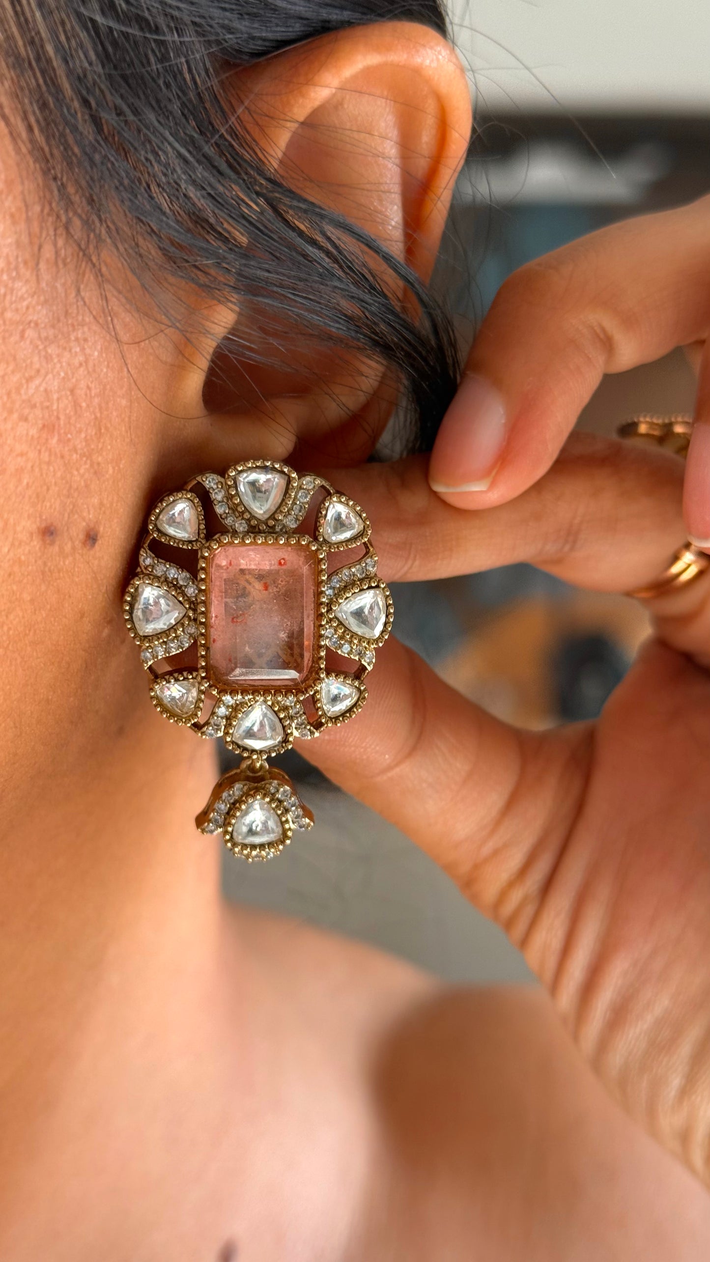 Rose quartz victorian mini