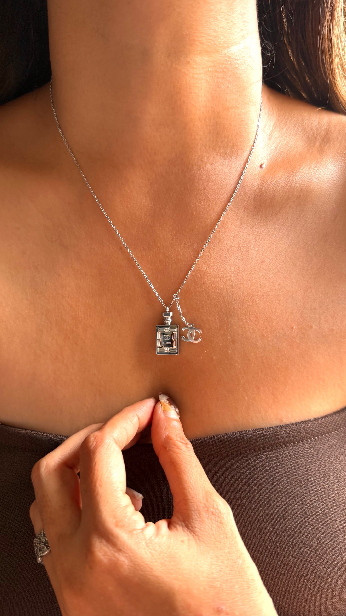 Inspired by channel necklace