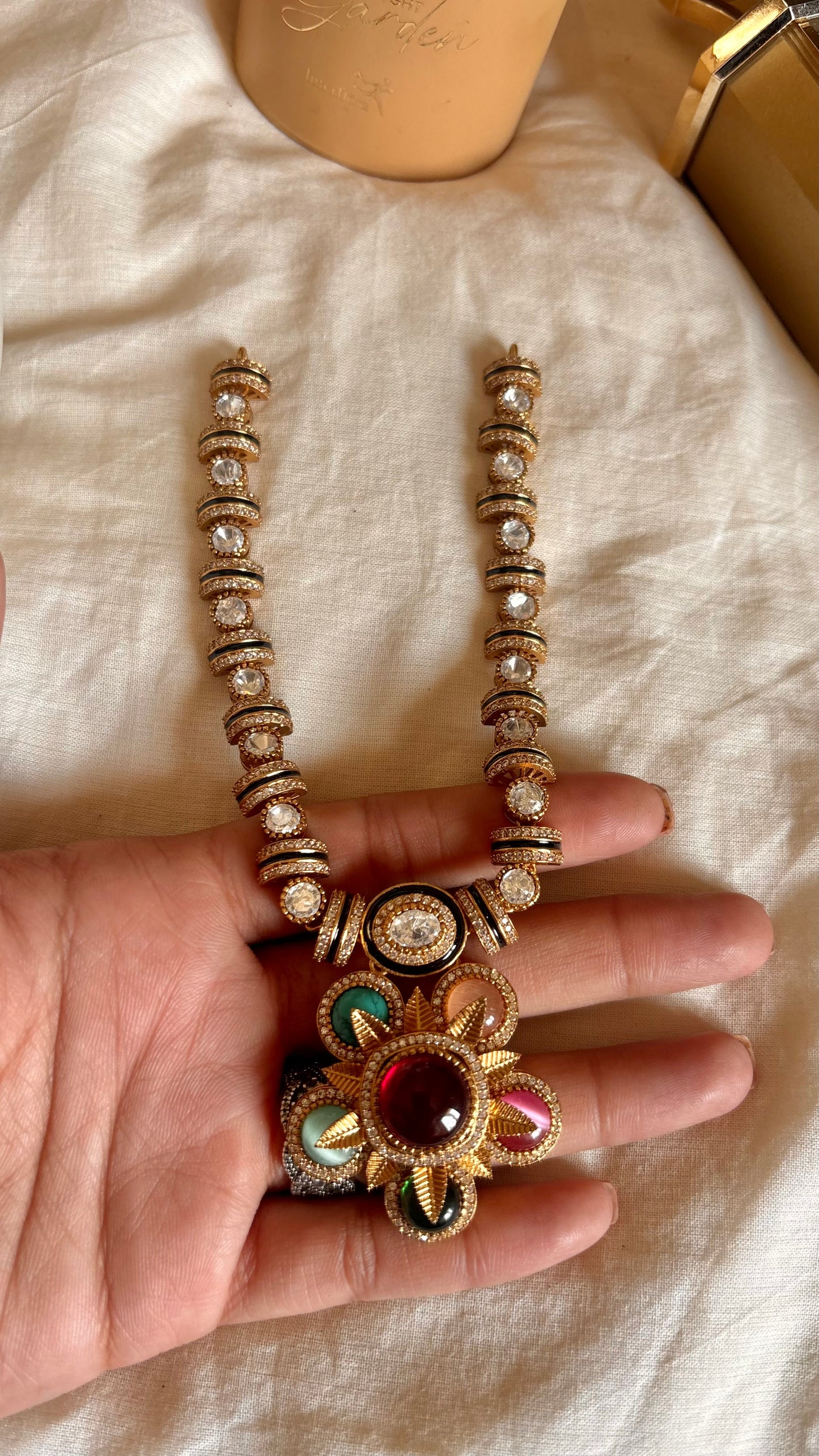 Garima Sabhyasachi inspired designer multicoloured necklace
