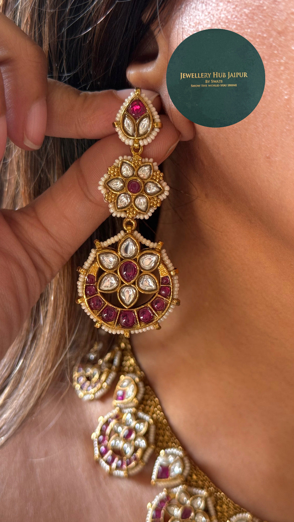 Sabya inspired minimal ruby set
