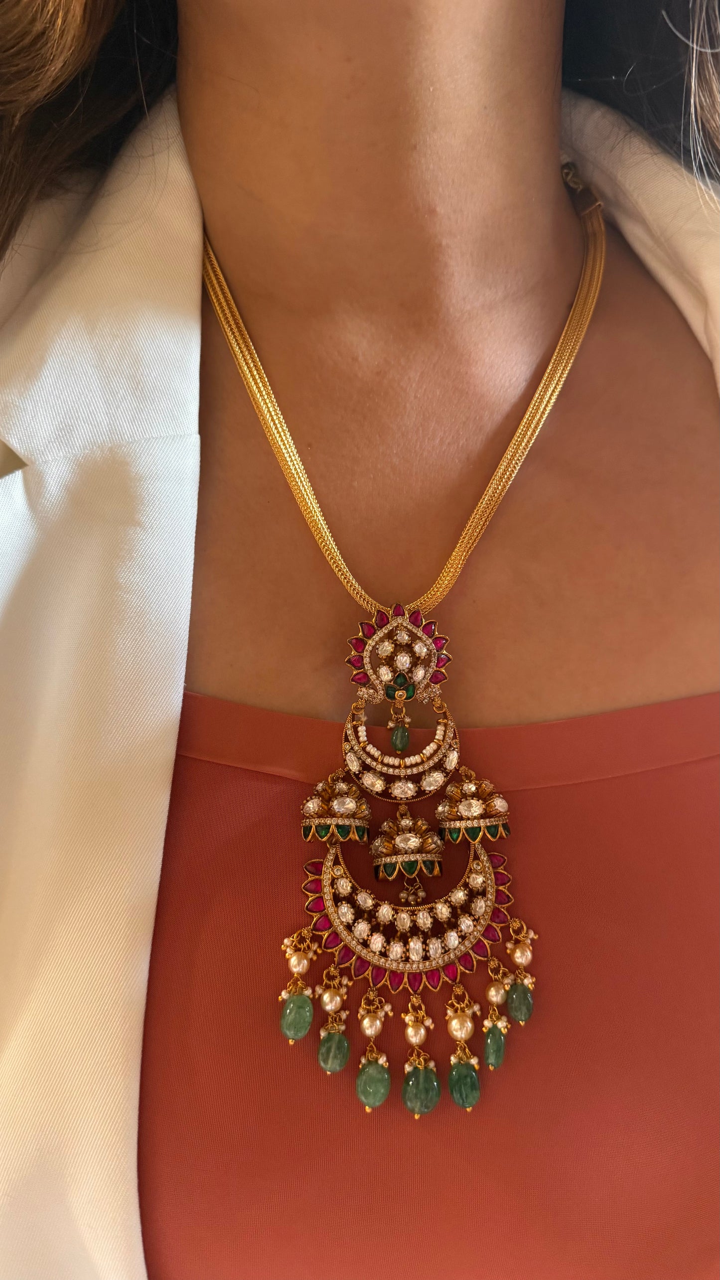 Paachi heritage designer necklace