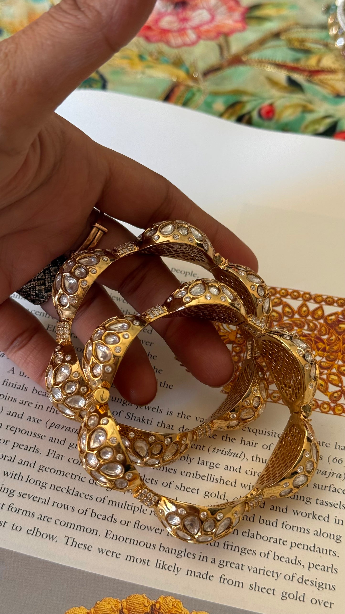 Real polki Victorian bangdi