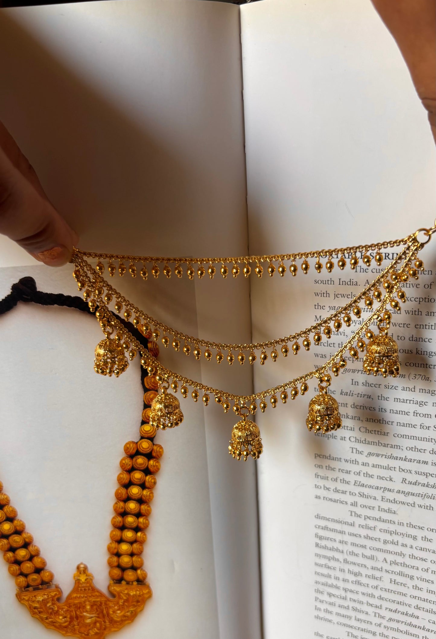3 layer Jhumki detailing kaanchain