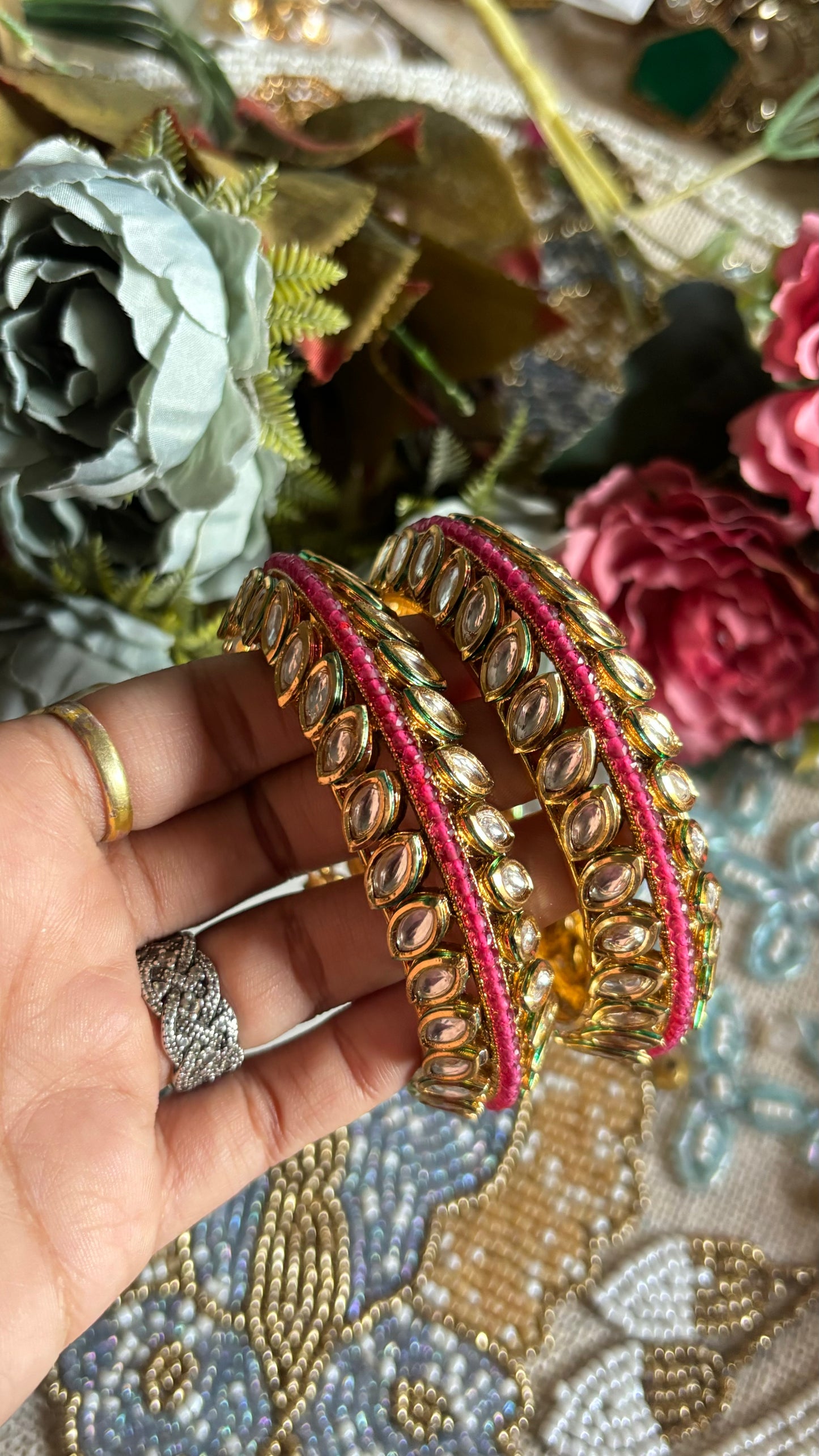 Ruby Rajwada Bangles (Not openable)
