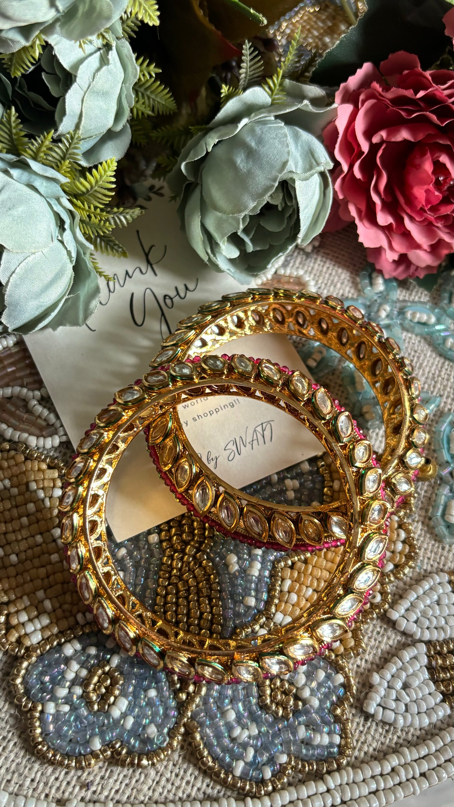 Ruby Rajwada Bangles (Not openable)