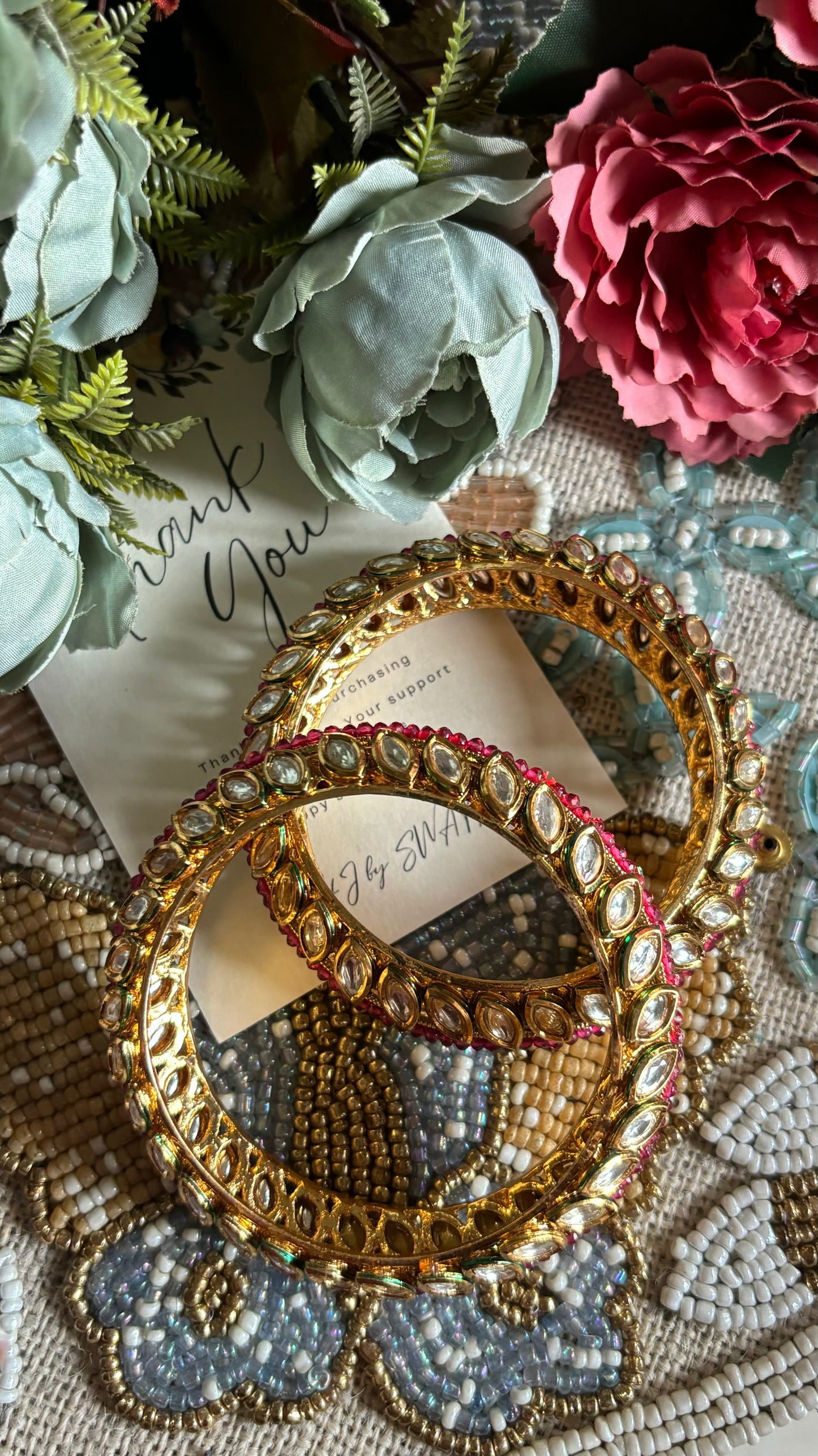 Ruby Rajwada Bangles (Not openable)