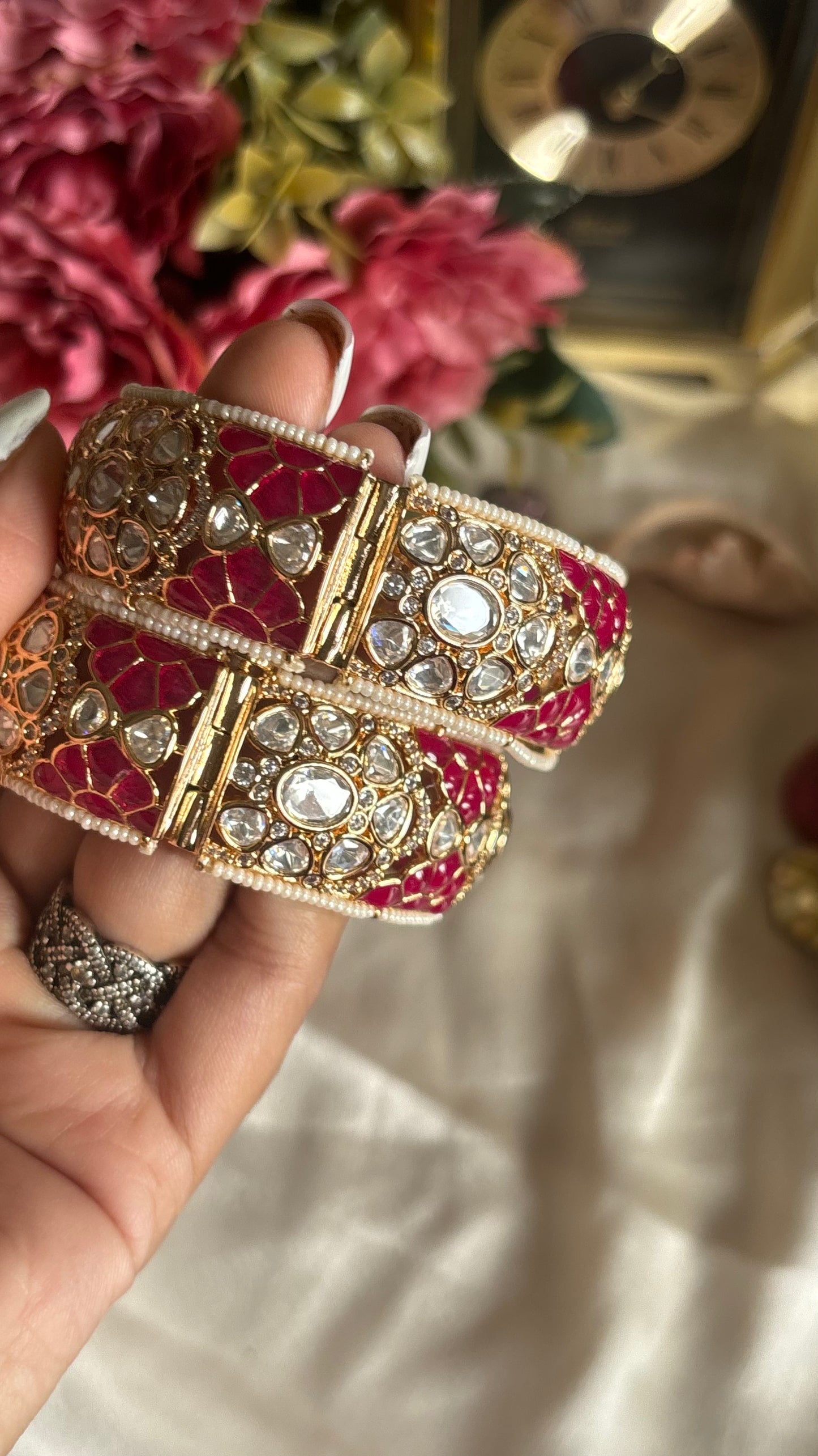 Ruby Moissanite bangles