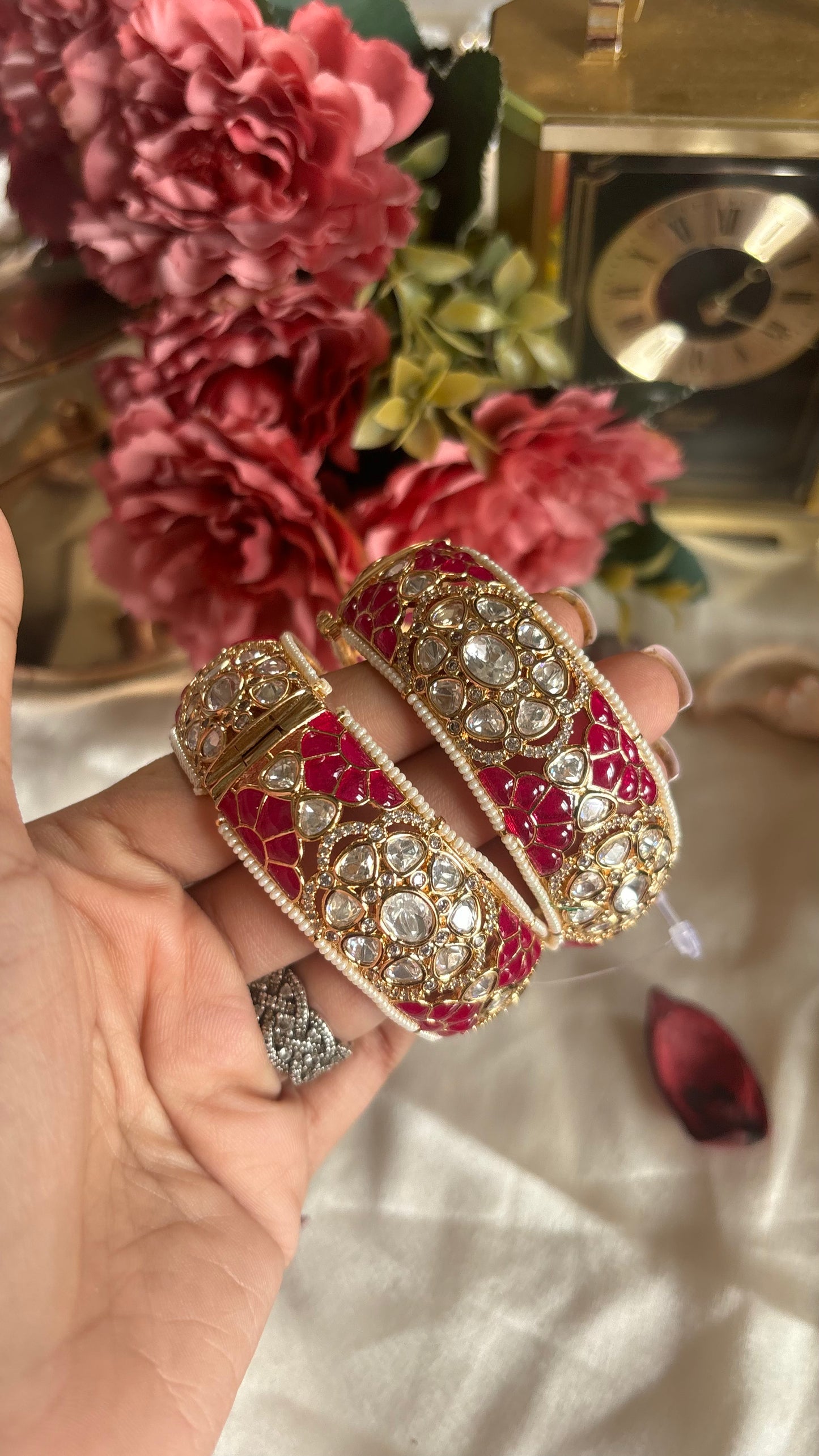 Ruby Moissanite bangles