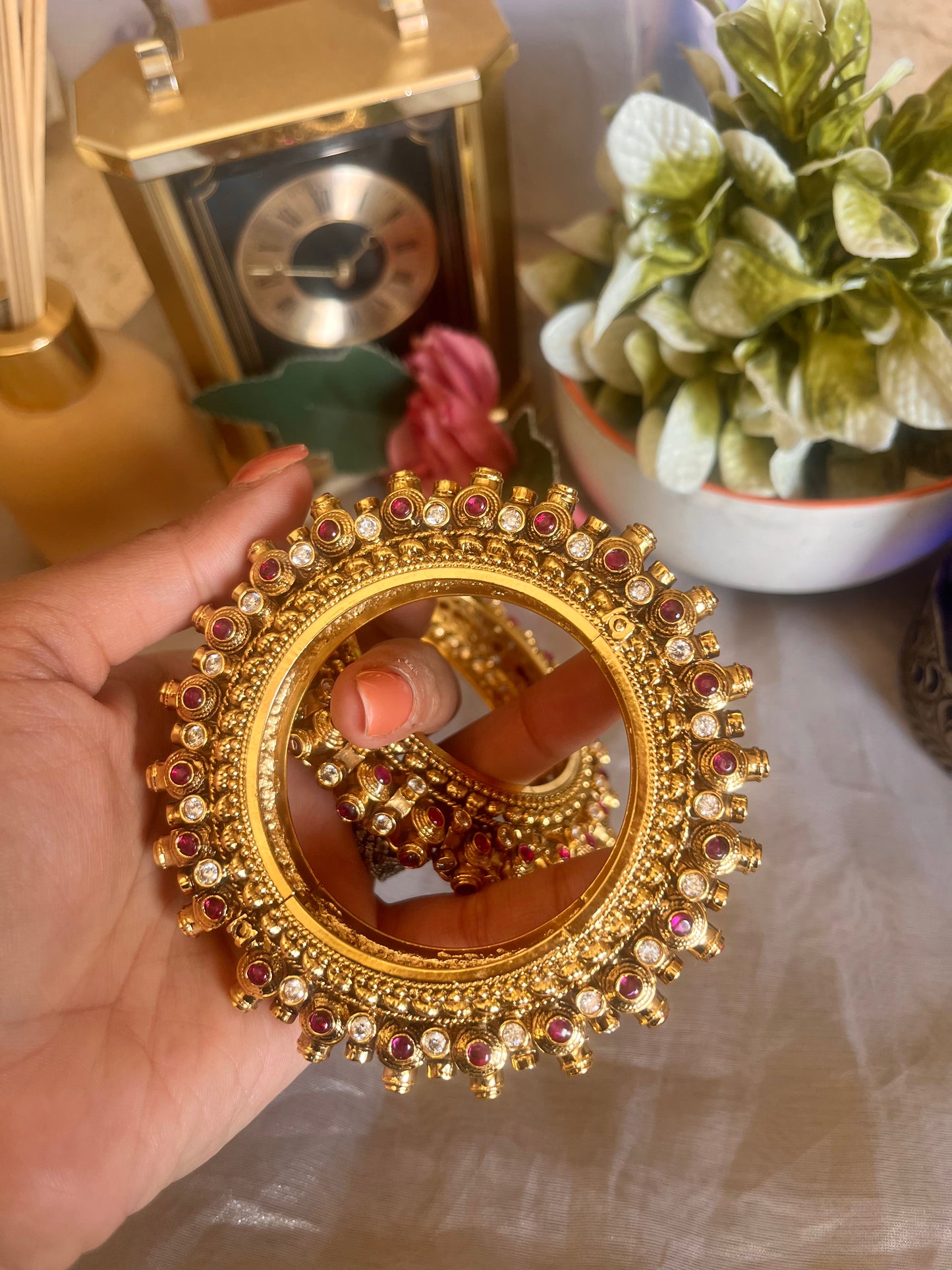 Rajwada ruby heritage bangles