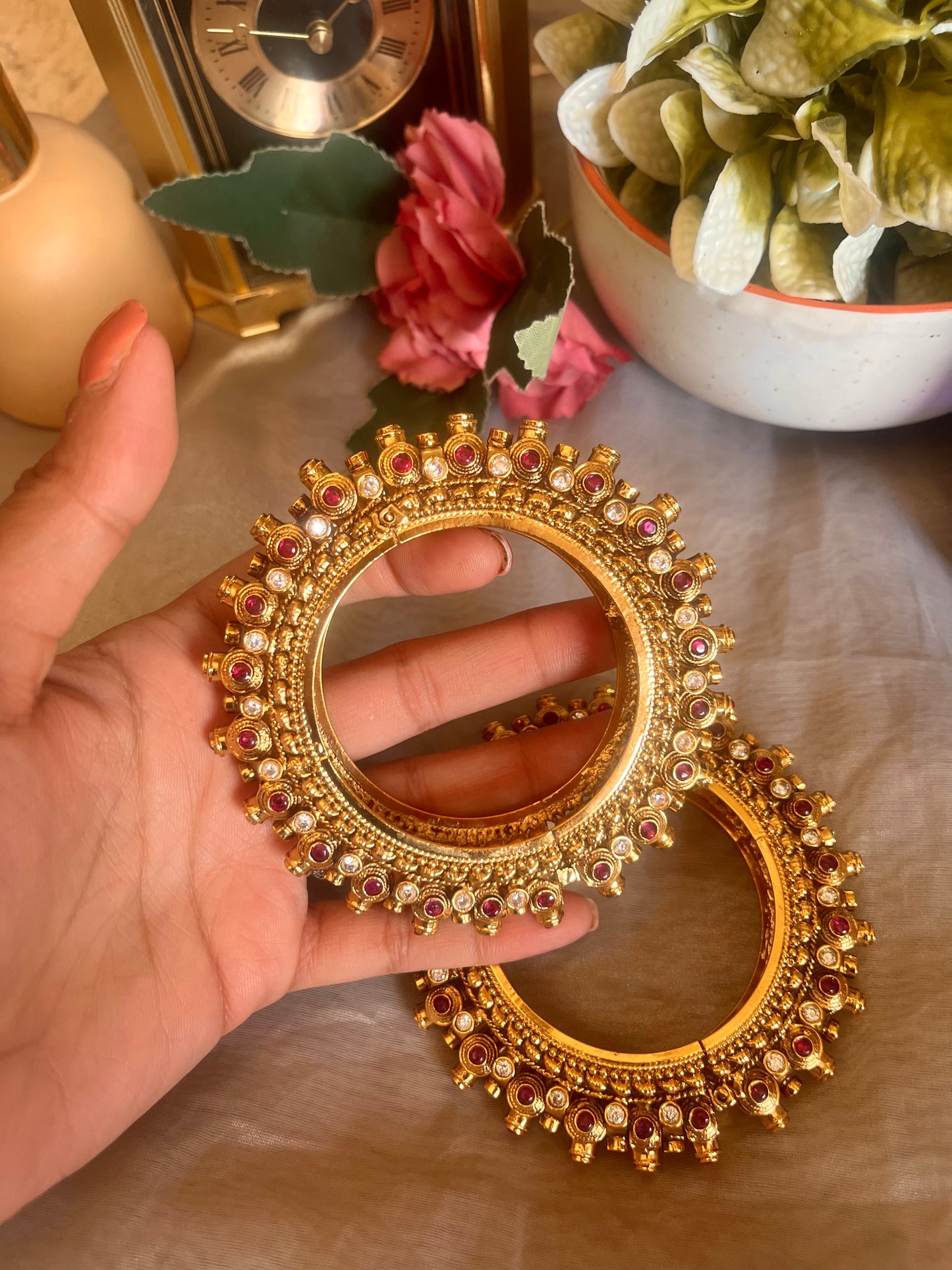 Rajwada ruby heritage bangles