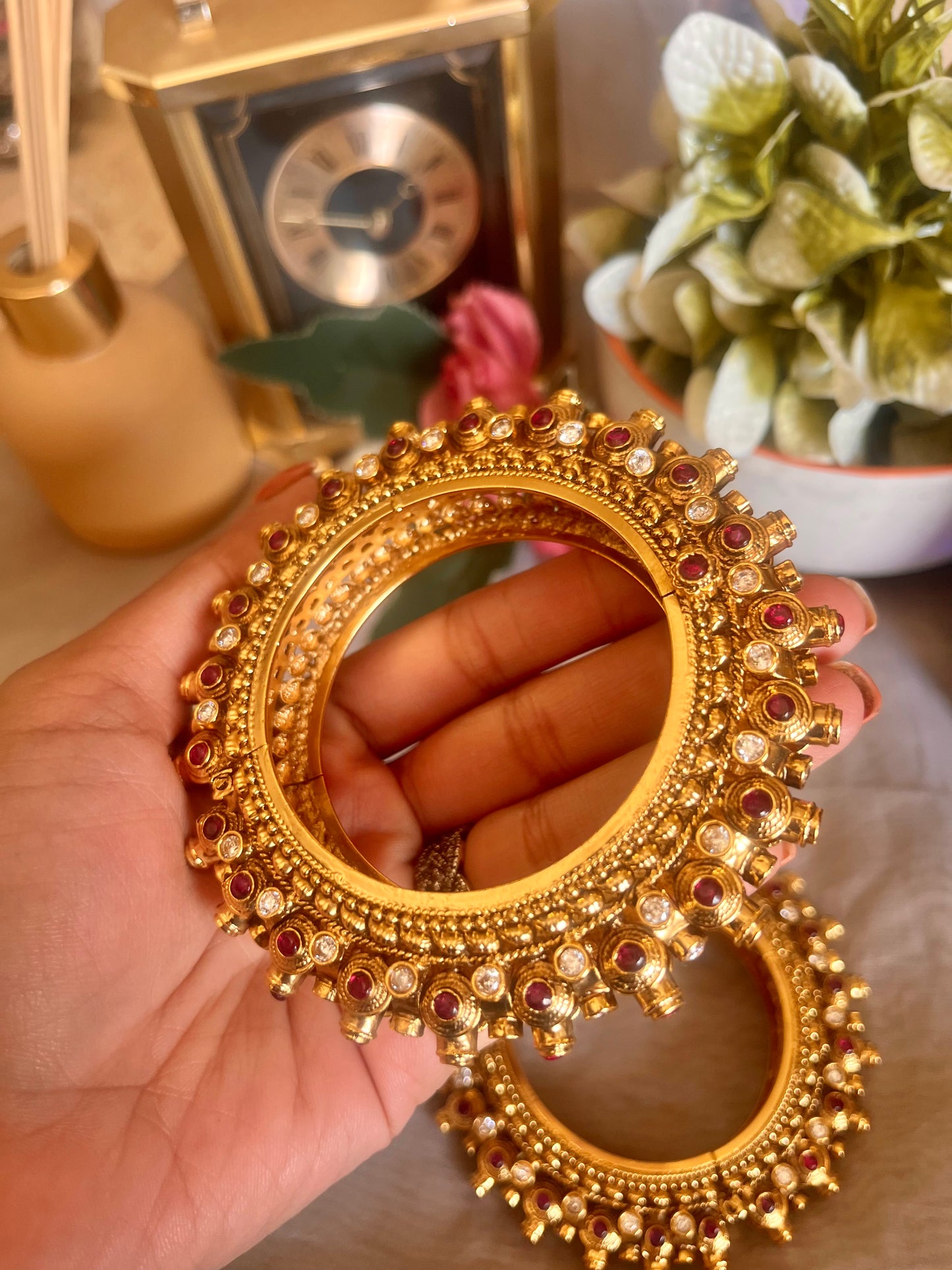 Rajwada ruby heritage bangles