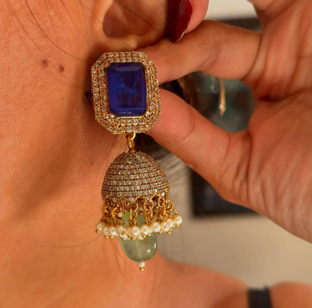 Heritage emerald and sapphire rani haar