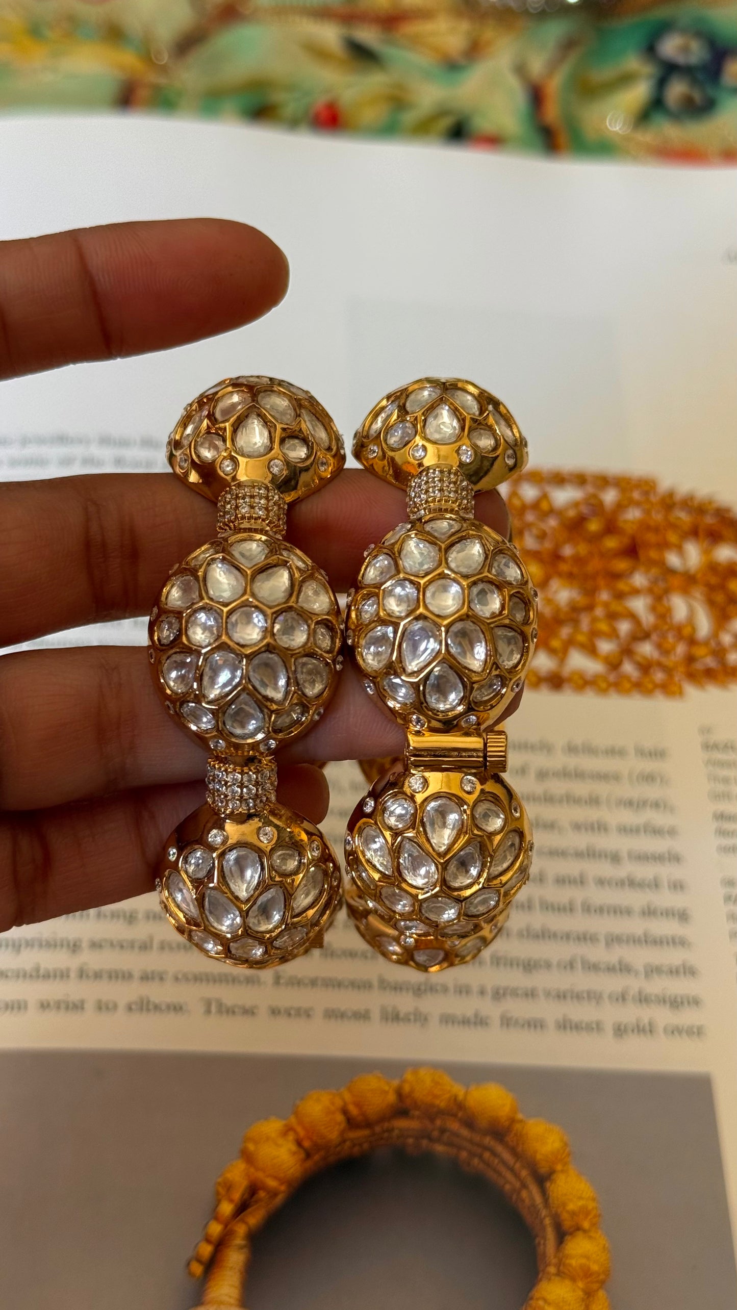 Real polki Victorian bangdi