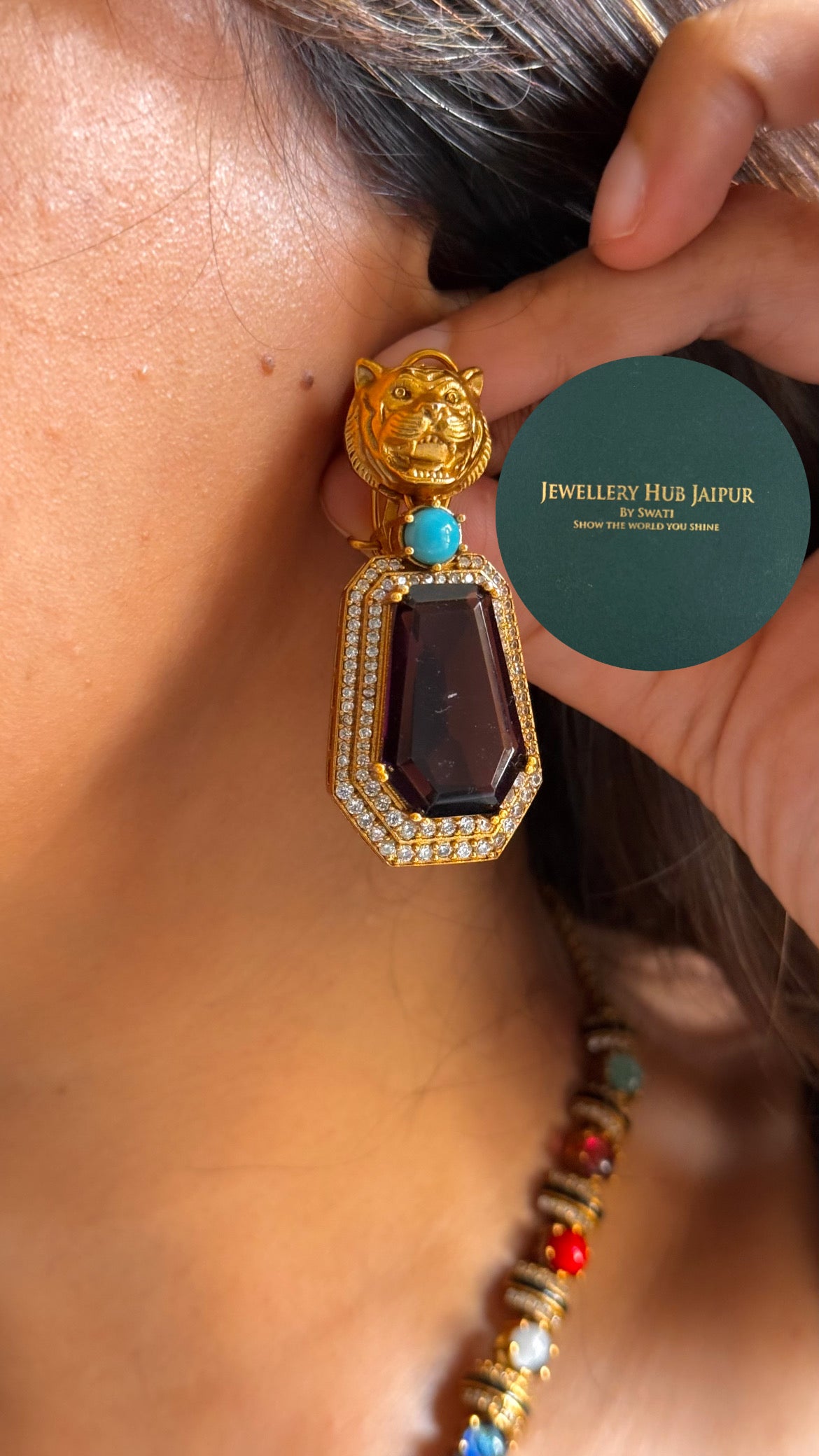 Sabyasachi inspired cocktail navratna set