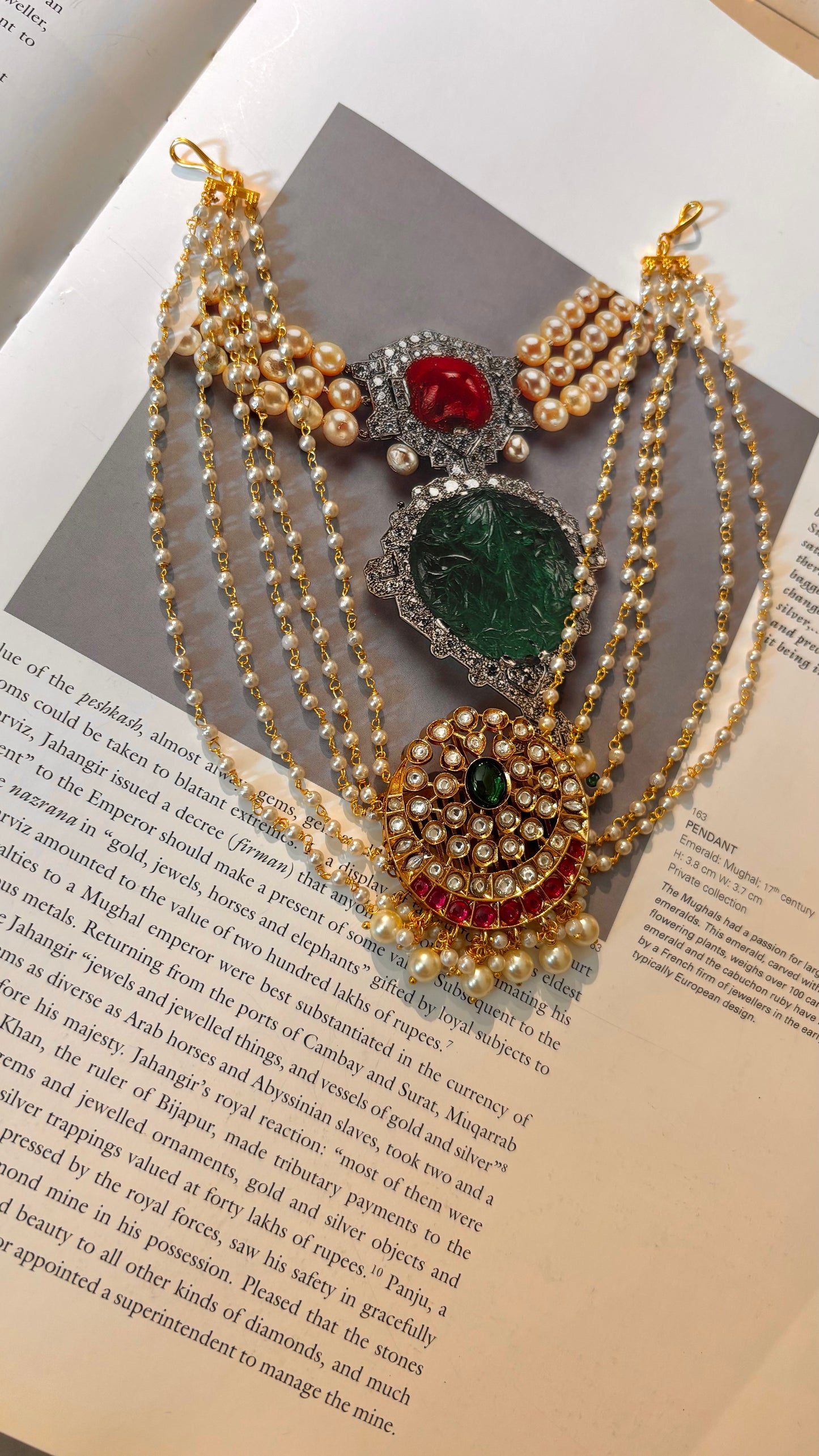 Rajwada hair brooch
