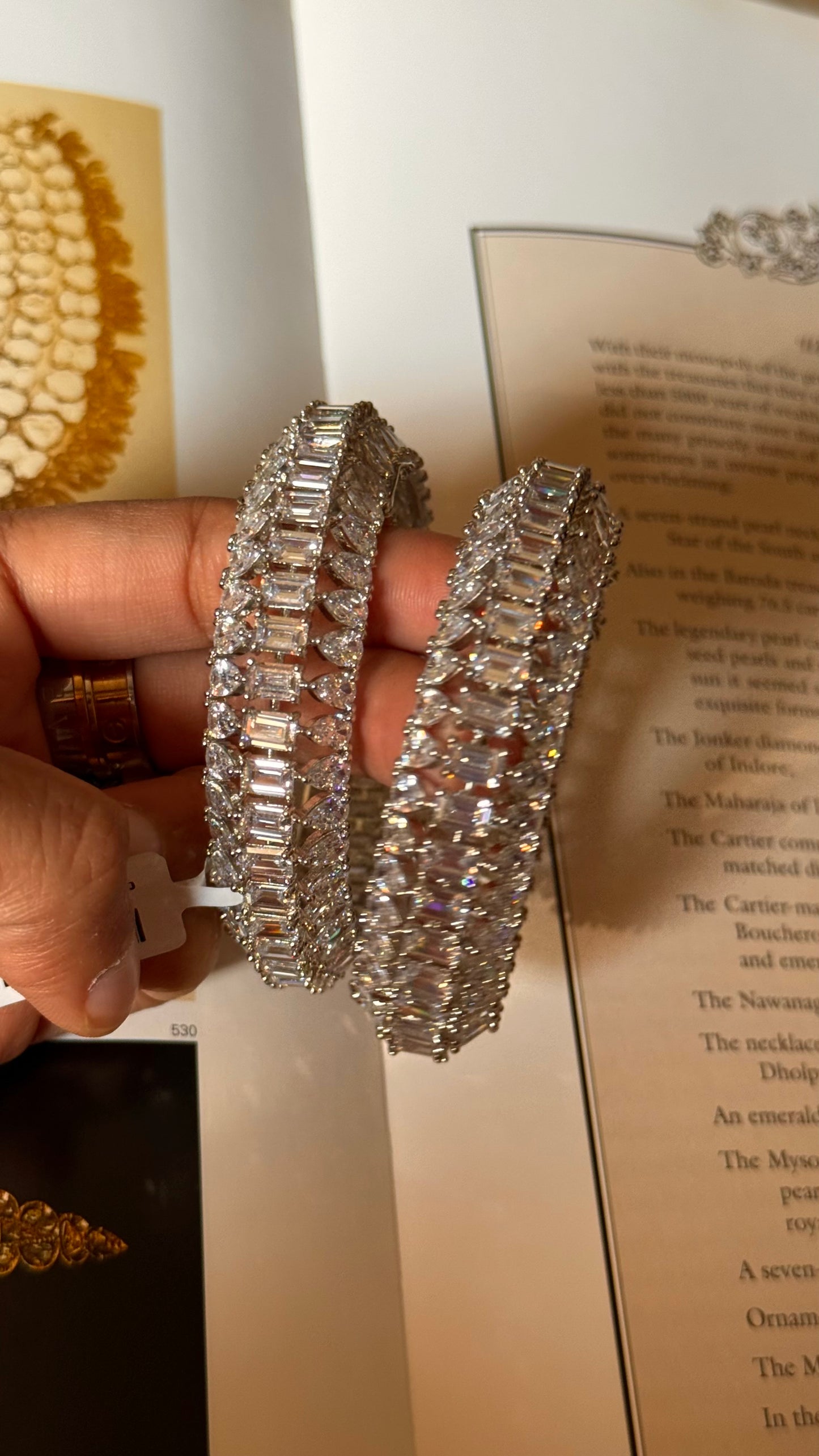 Statement cz diamond bangles