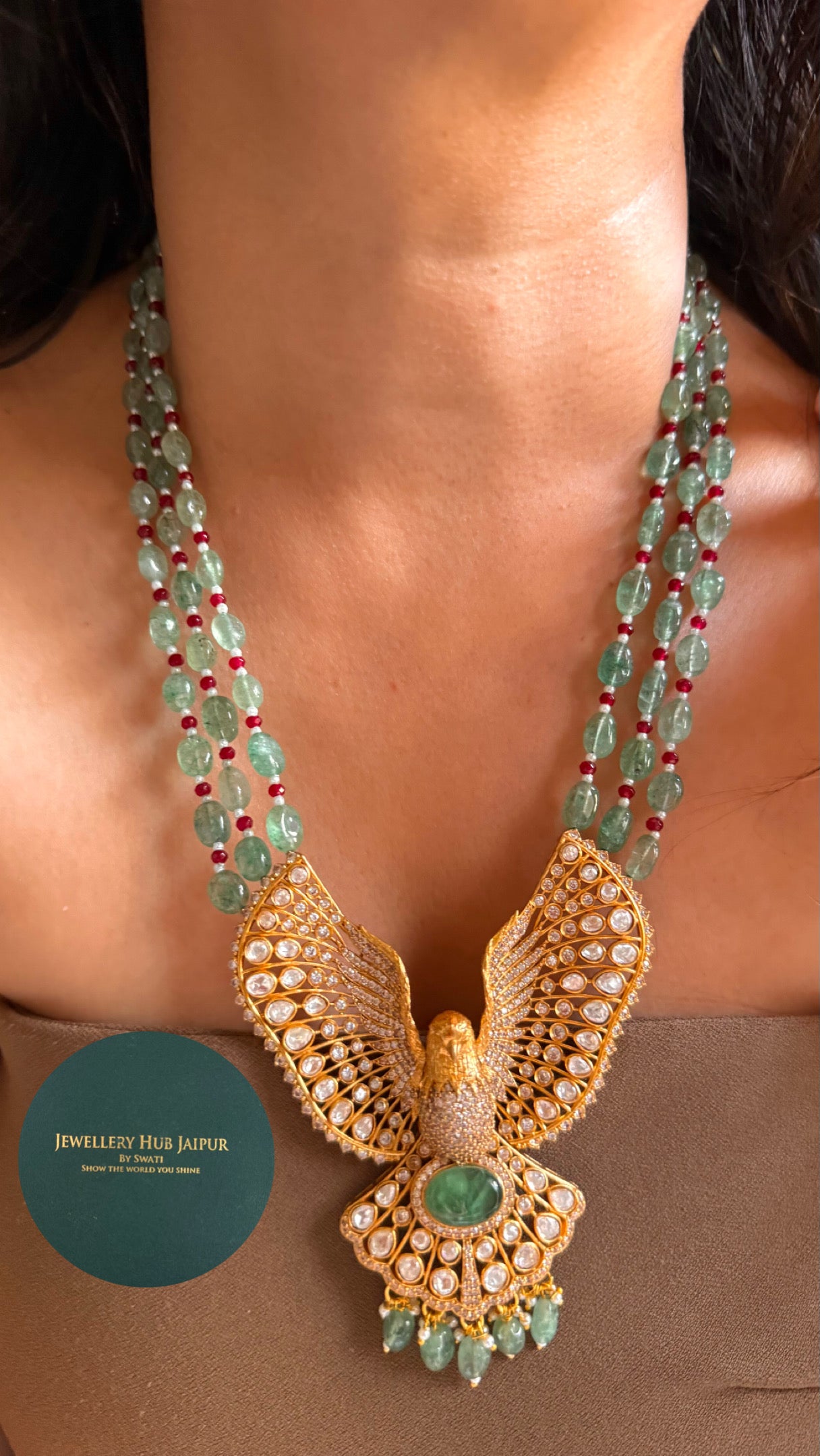 Sabya inspired rani haar