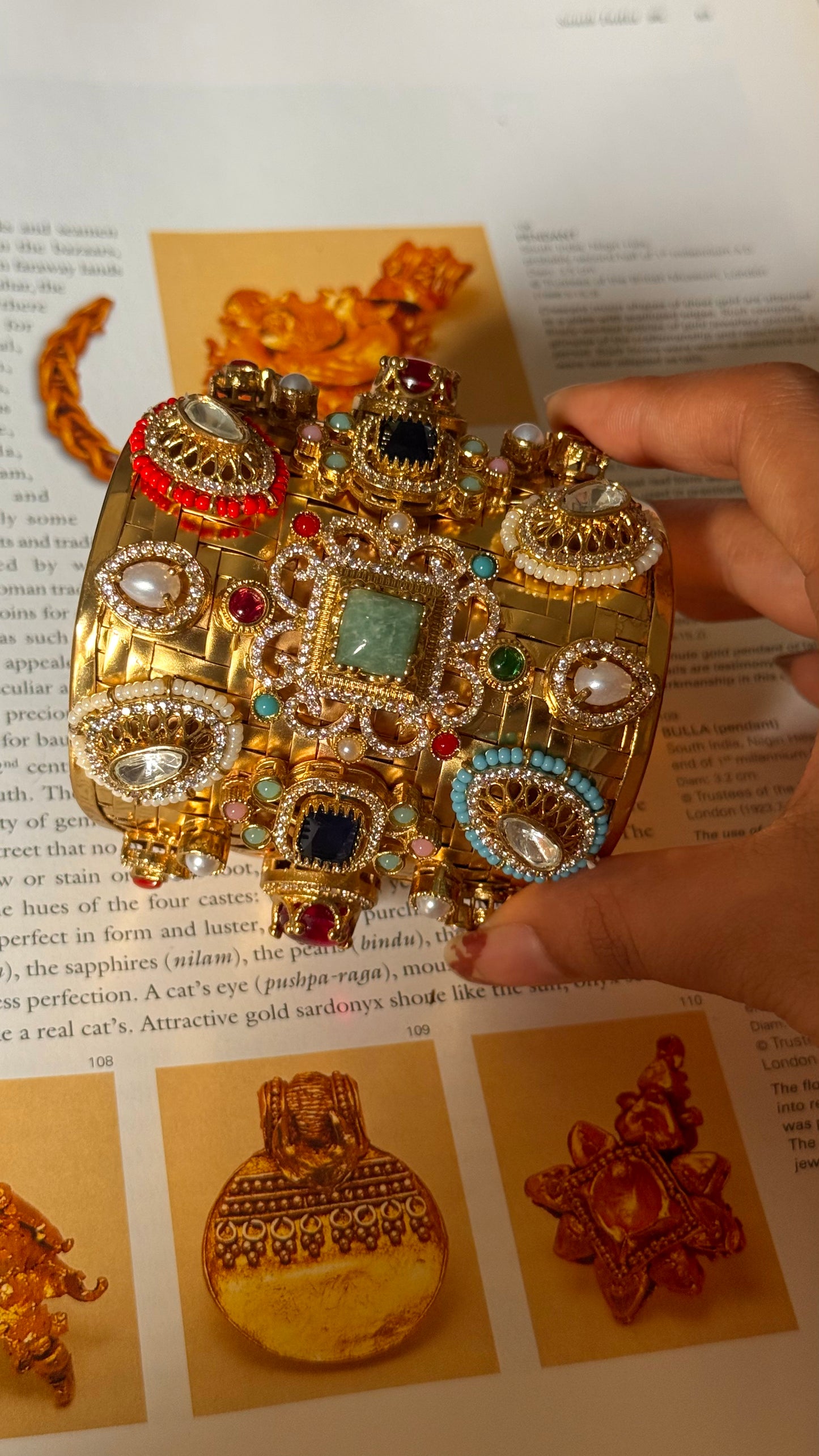 Sabyasachi inspired mint  bracelet