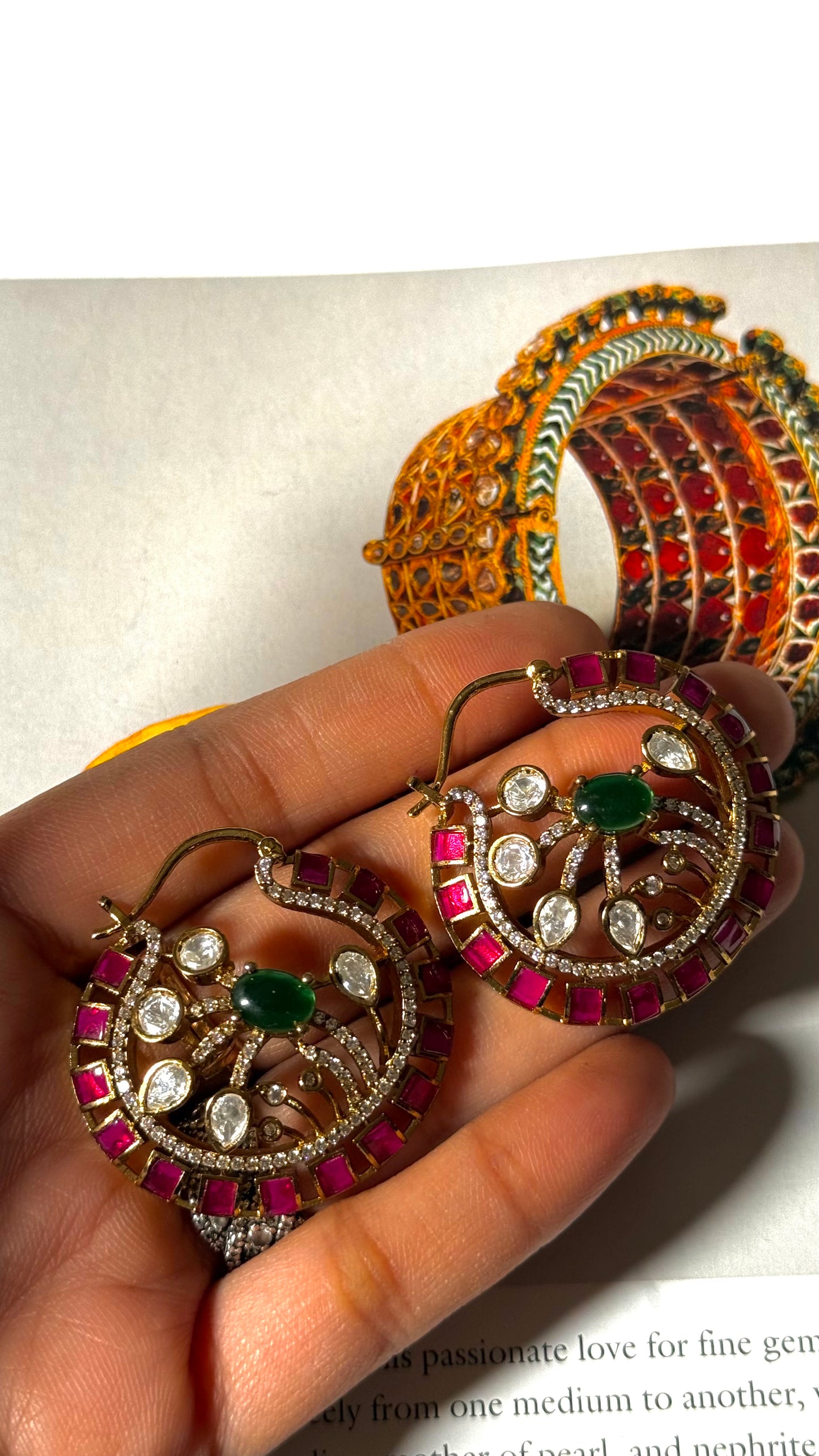 Rani pink & emerald victorian Bali