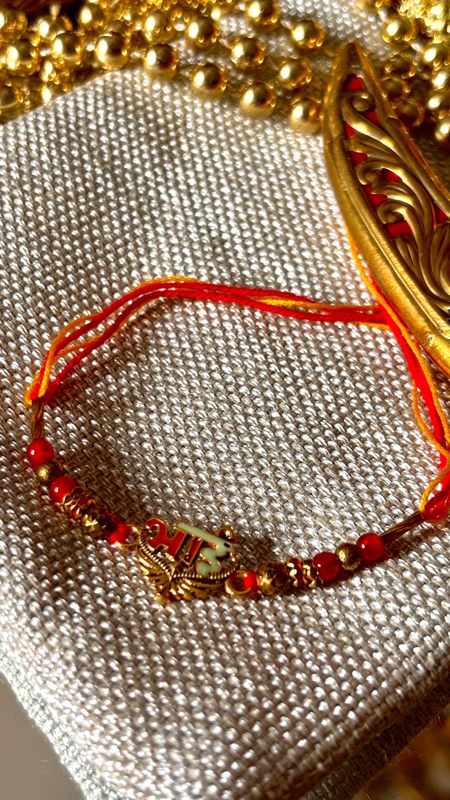 Dhaga with bhai motif ( shipping will be extra )