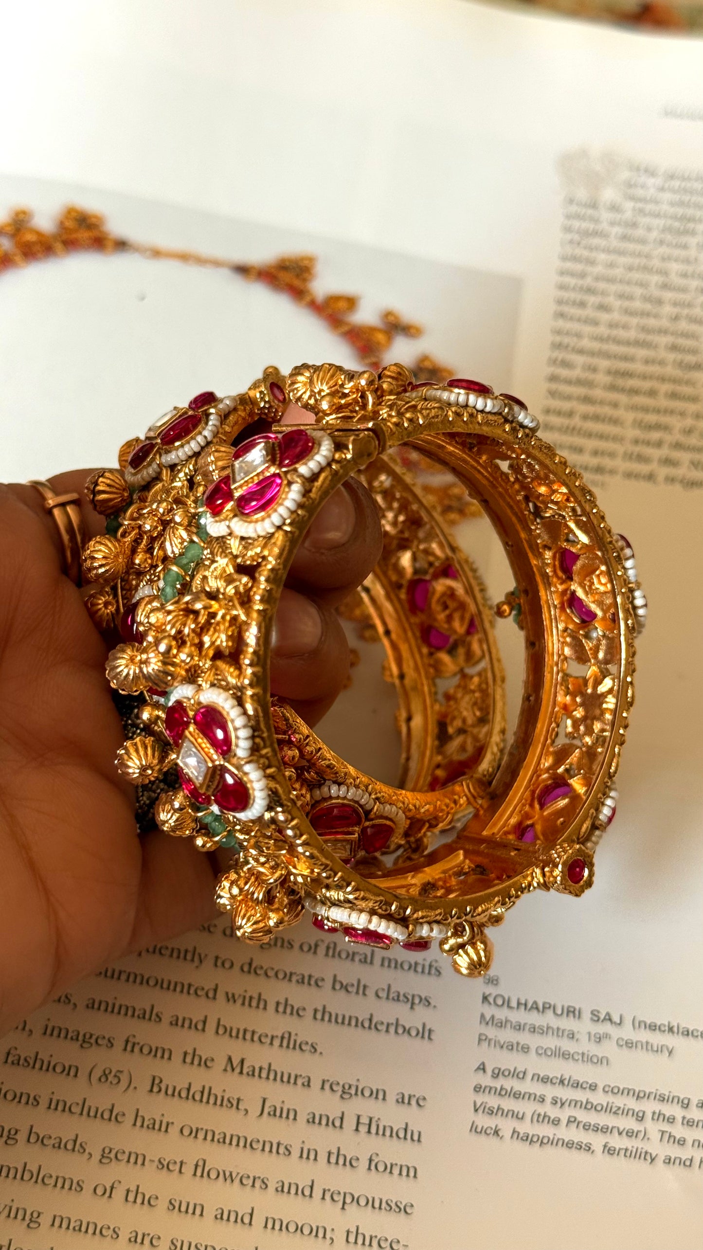 Rani pink royal rajwada bangles