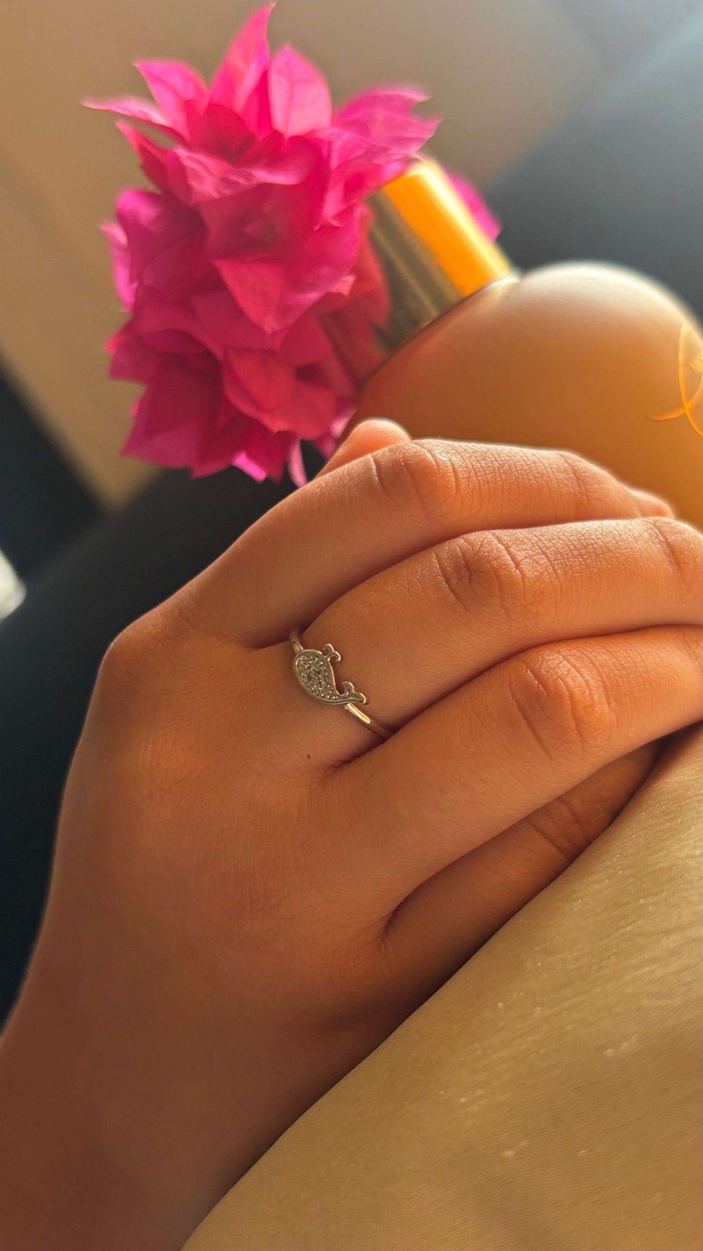 adjustable fish shape kids ring