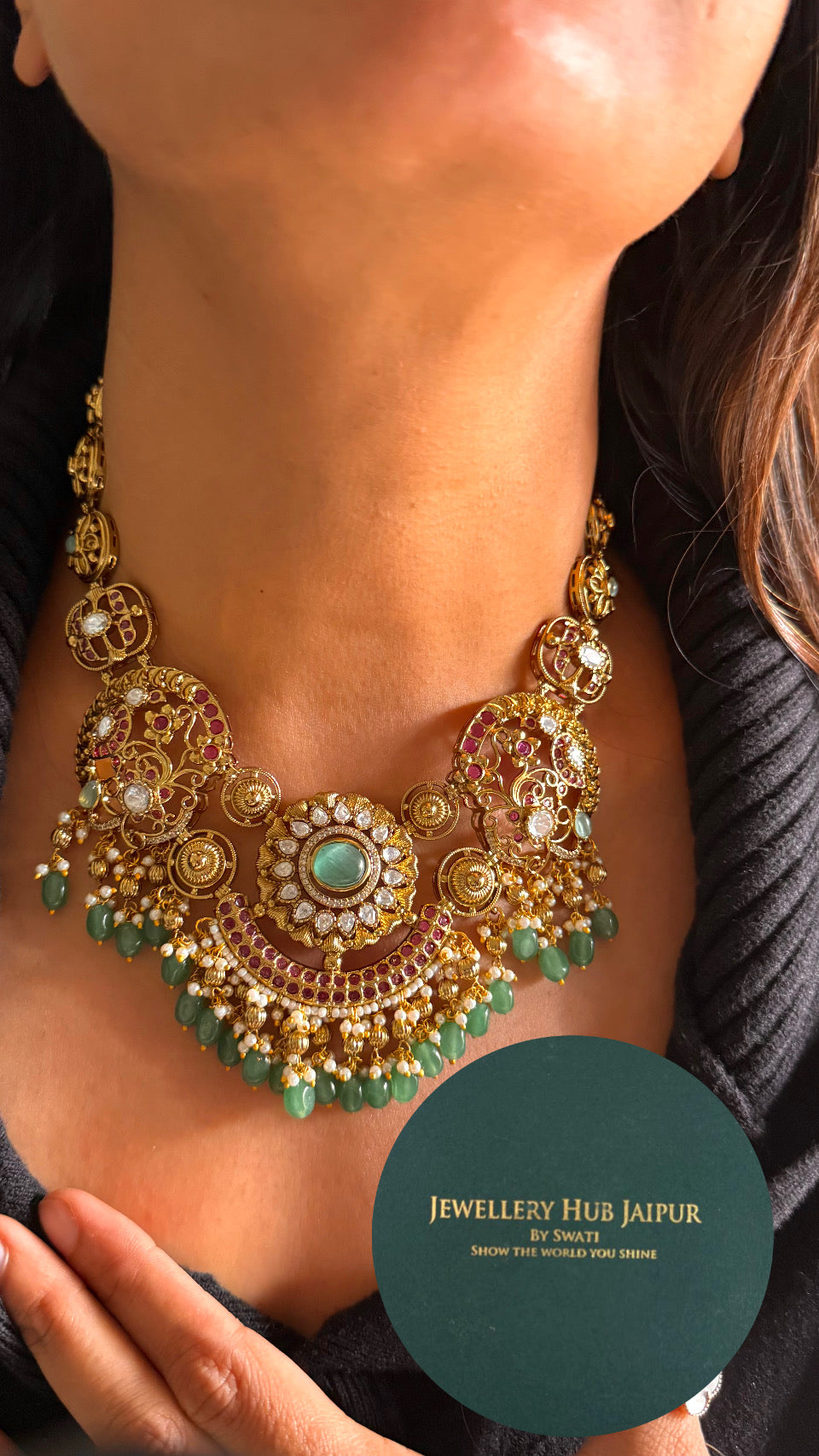 Mint inlay rajwada set