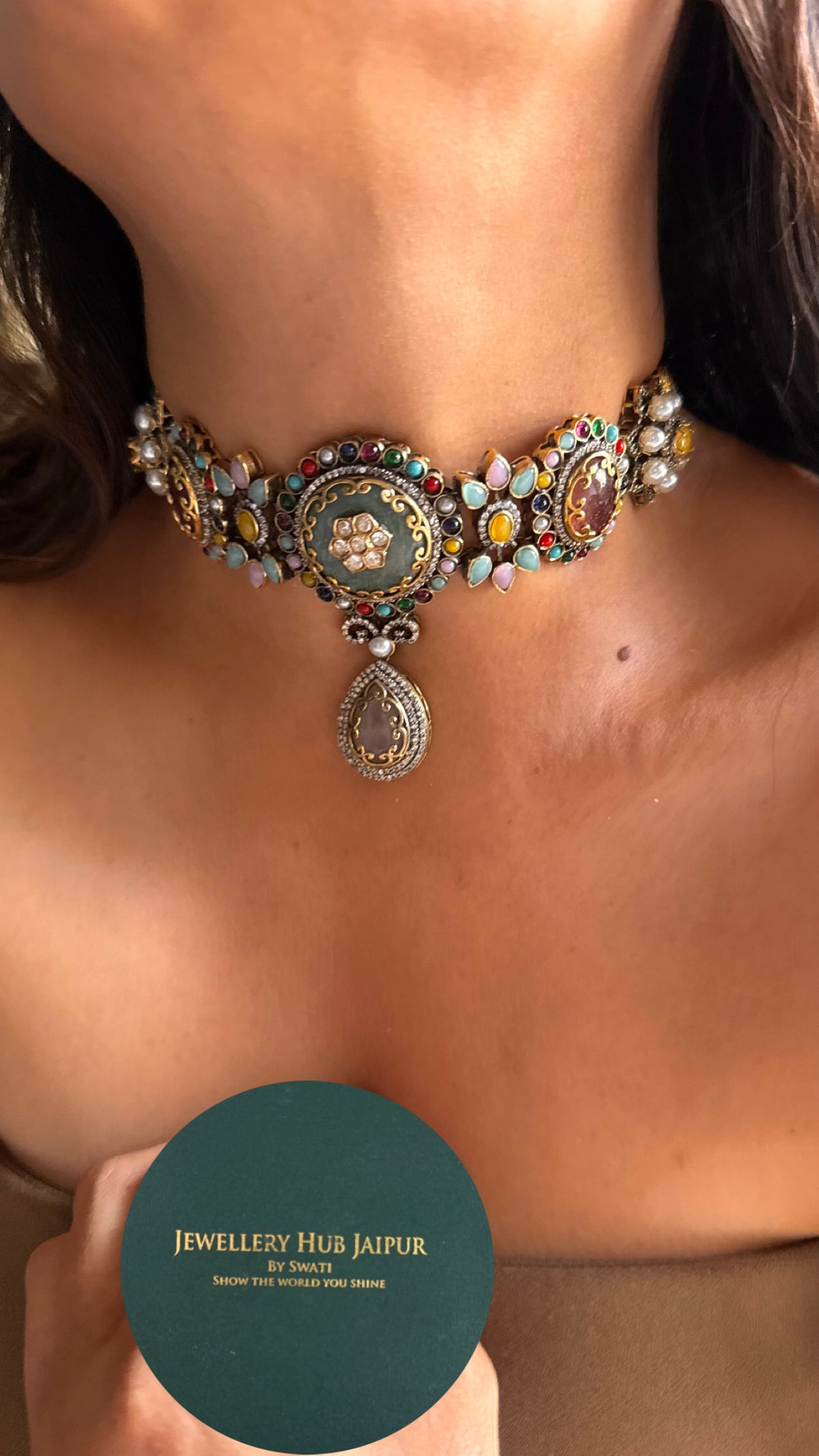 Sabhyasachi inspired statement choker