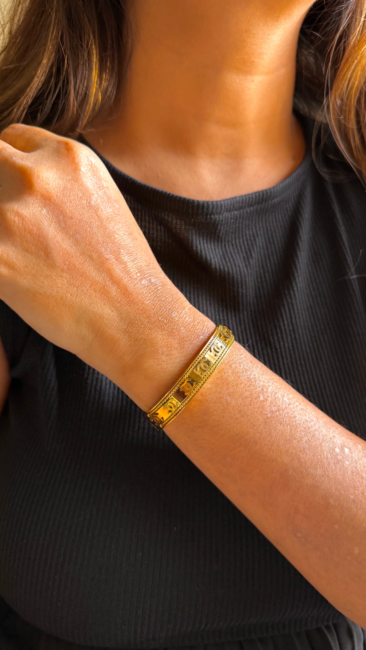 Anti tarnish gold bracelet