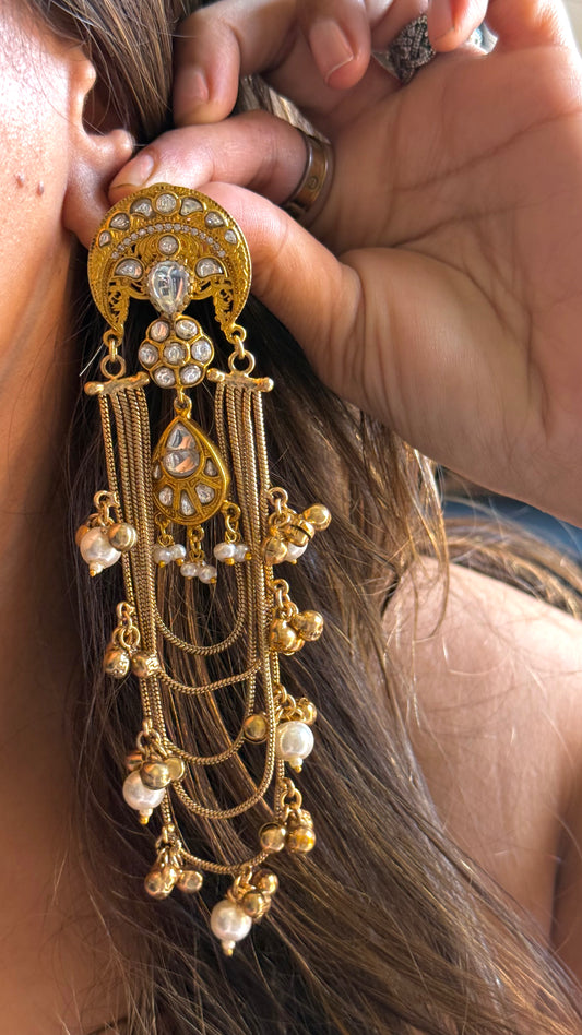 Amrapali inspired jhalar Danglers