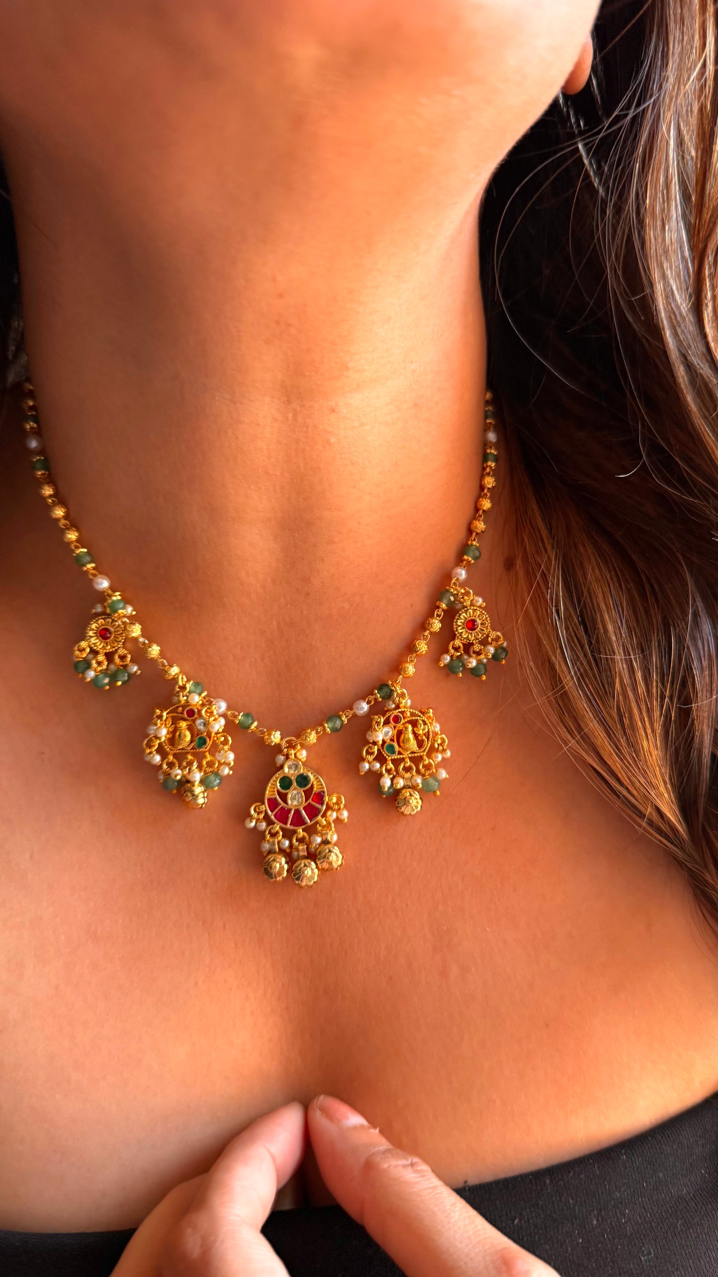 Heritage minimalist matarmala Pachi necklace