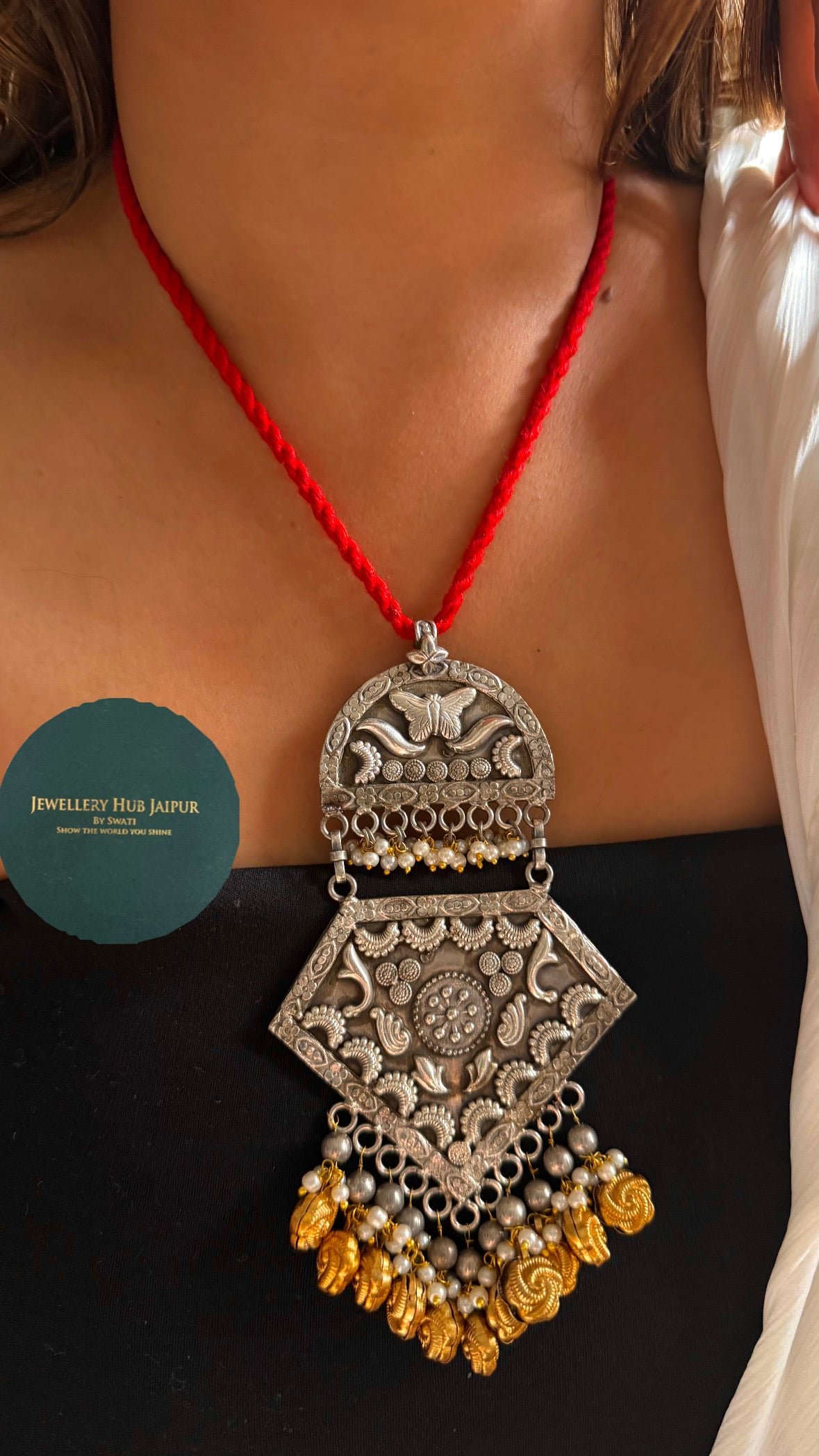 Mohenjodaro Heritage Tribal Pendant Necklace