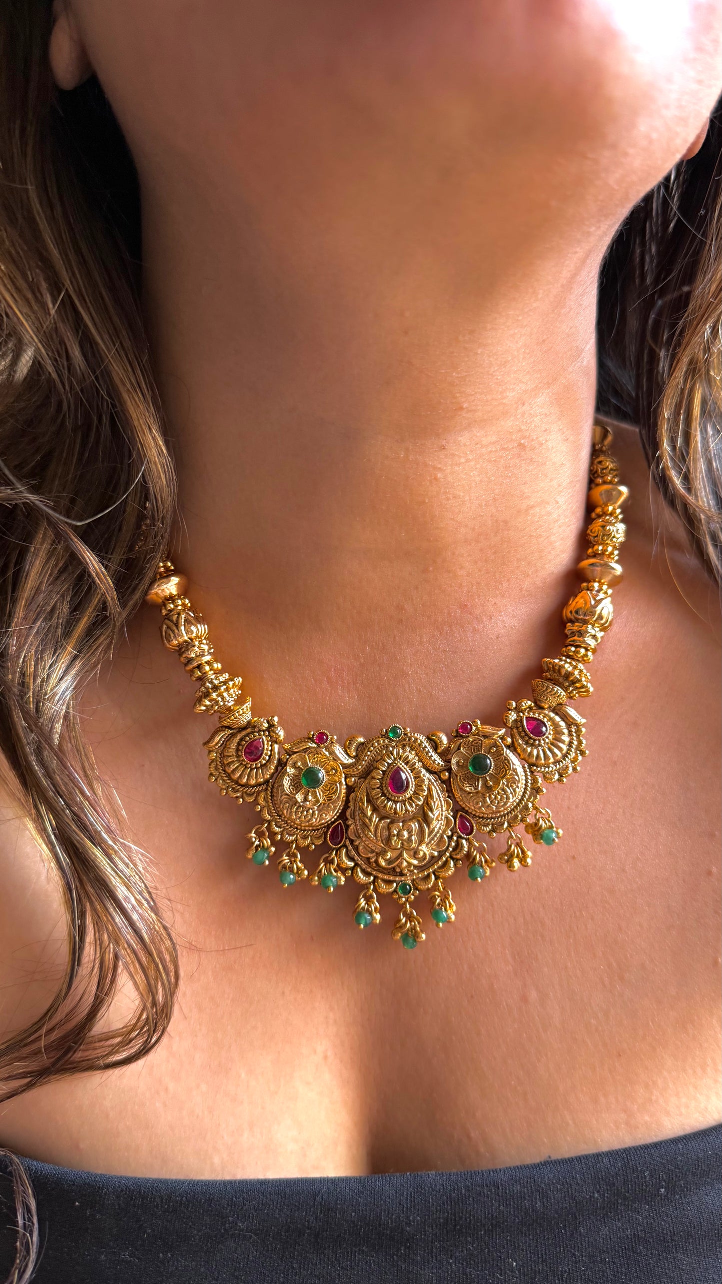 Maharashtrian Combo necklace set