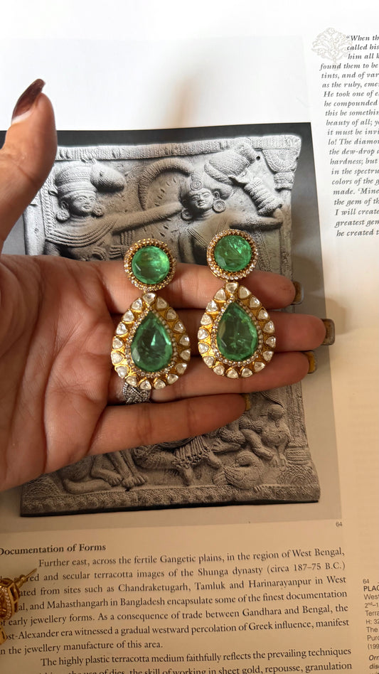 Mint doublet earrings